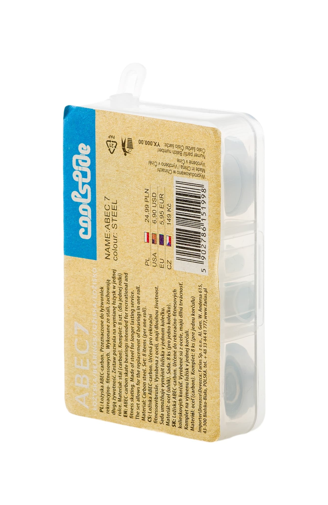 Łożysko precyzyjne ABEC 7 do rolek i deskorolek 3