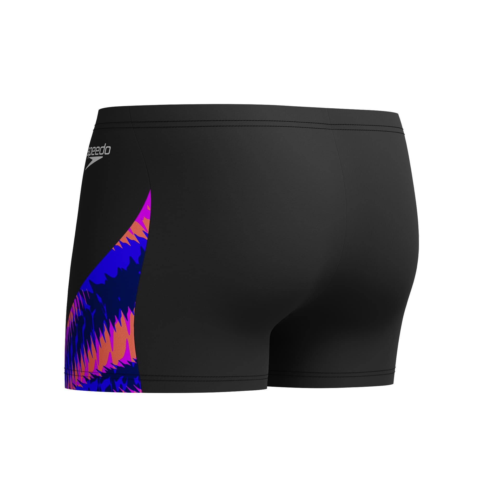 Męskie bokserki kąpielowe z cyfrowym nadrukiem V-CUT popielate AM 7