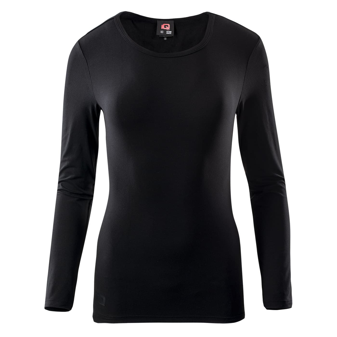 Damska koszulka z długim rękawem w jednolitym kolorze 2