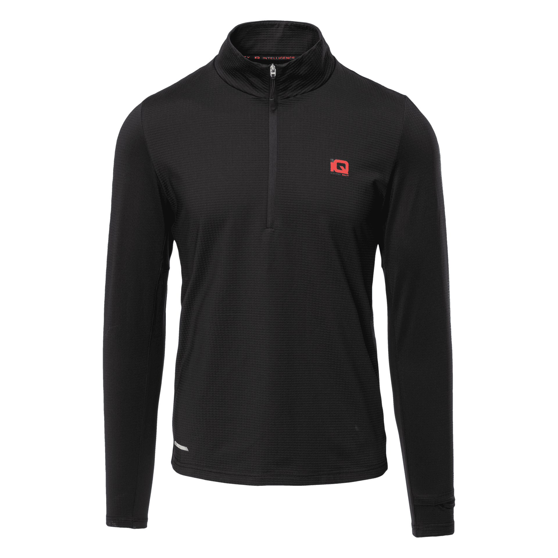 Męska koszulka z długim rękawem do biegania czarna XXL 3