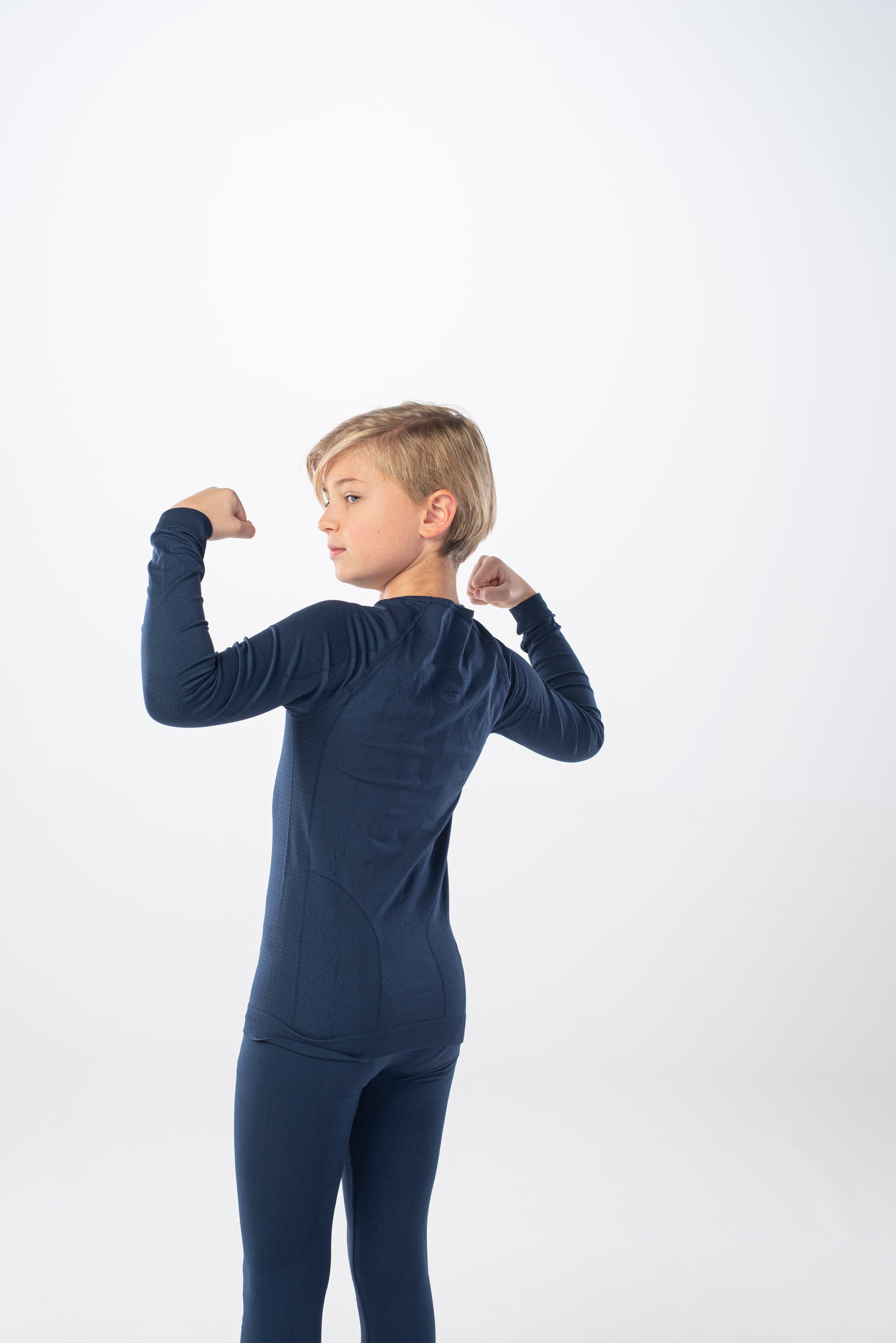 Dziecięce legginsy termoaktywne Hikro Bottom JRB 4