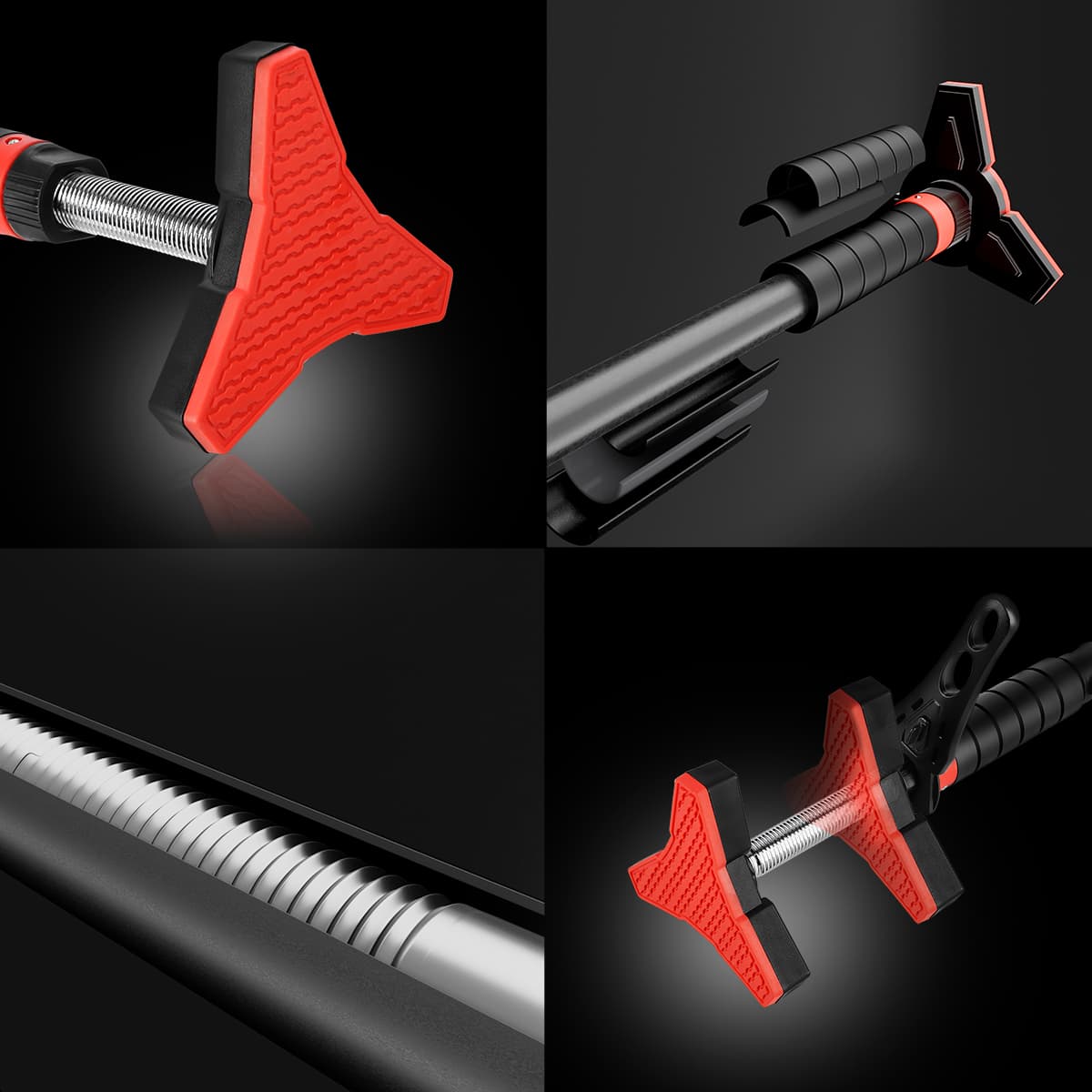 Drążek rozporowy z poziomicą HMS DD400 70-100 cm 3