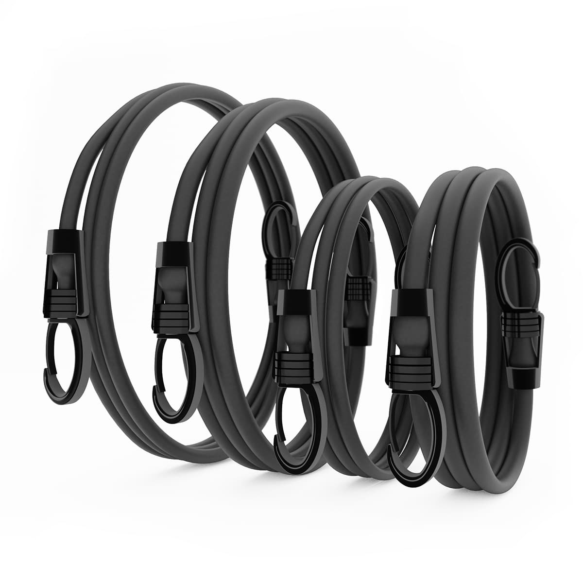 Zestaw do ćwiczeń siłowych HMS TX02 z gumami oporowymi i skakanką 2