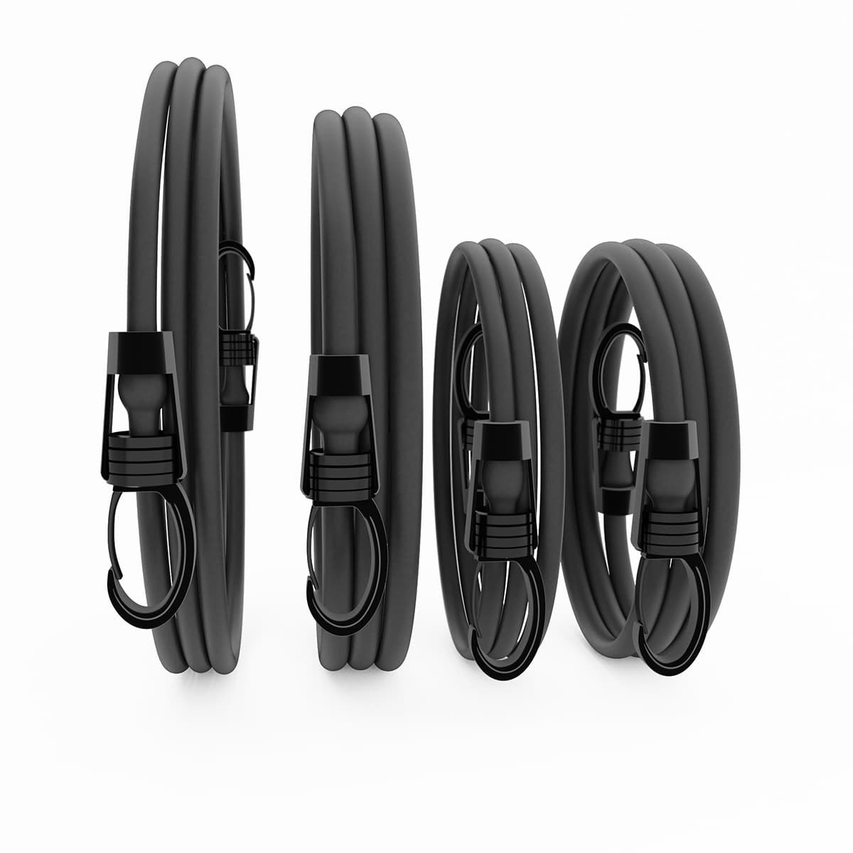 Zestaw do ćwiczeń siłowych HMS TX02 z gumami oporowymi i skakanką 4