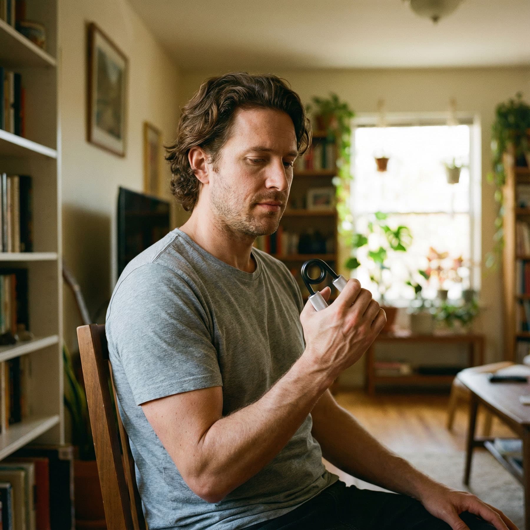 Ściskacz do rąk HMS SC13 twardy opór 45 kg 2