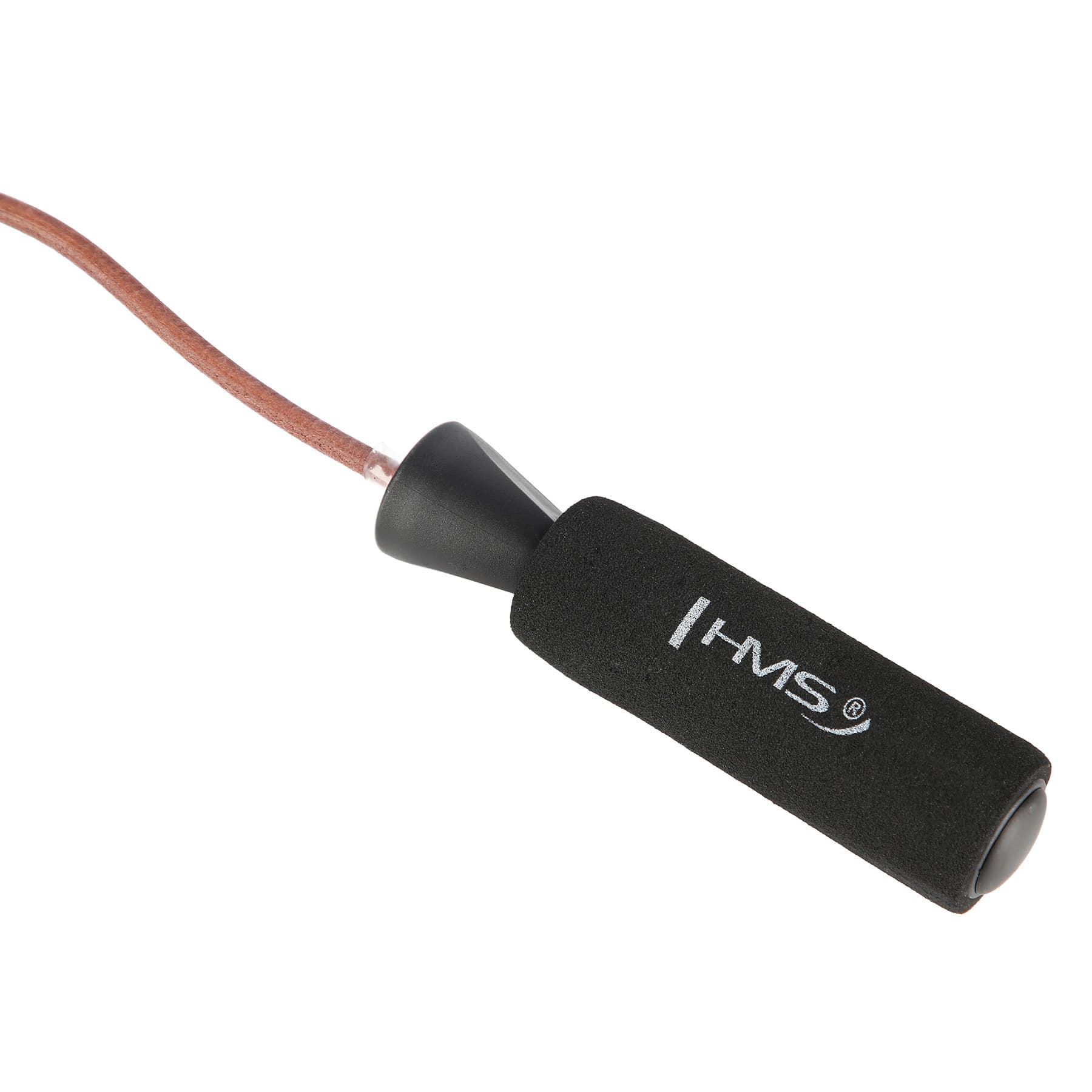 Skakanka skórzana HMS z łożyskami i piankowymi uchwytami 5