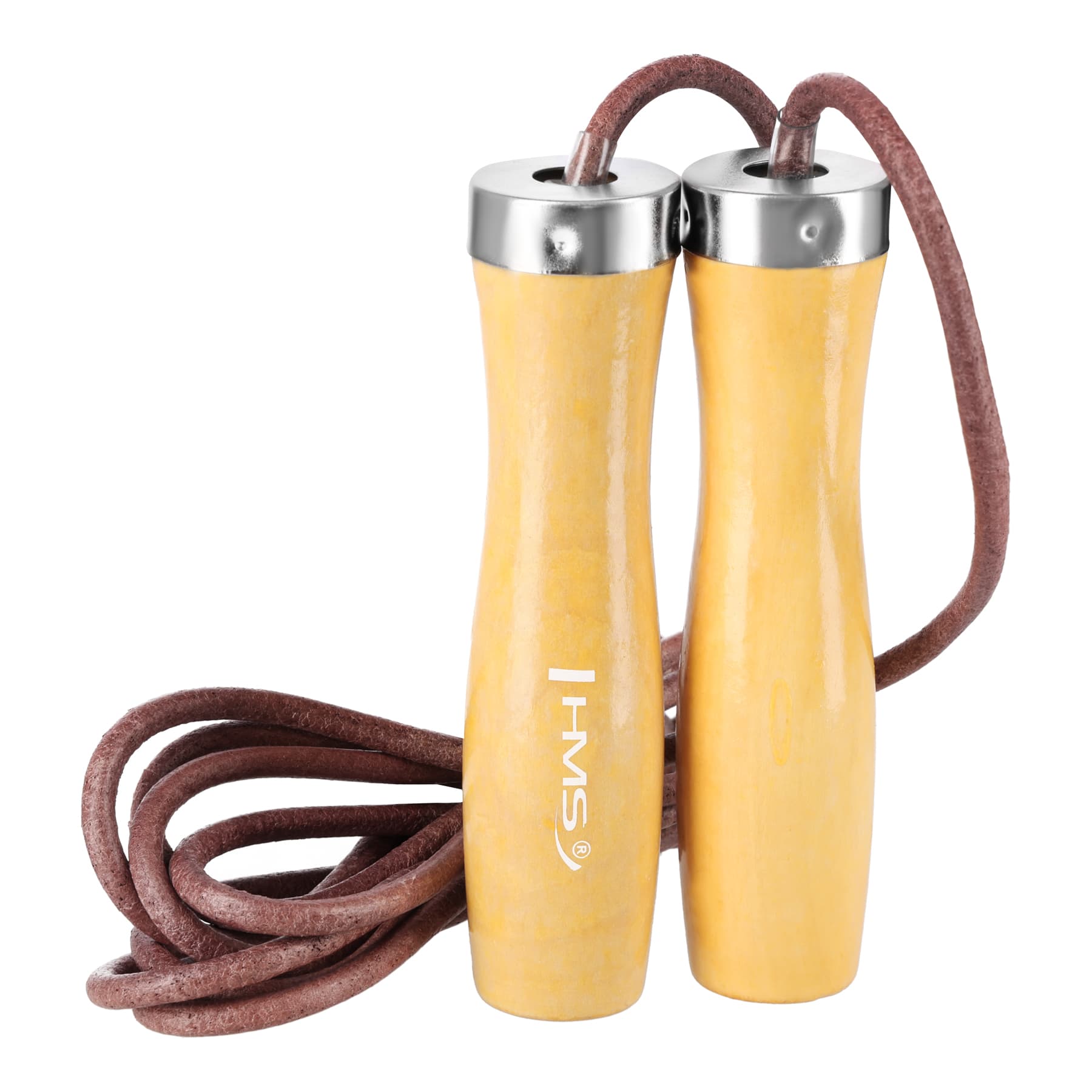 Skakanka skórzana z drewnianą rączką 270 cm 3