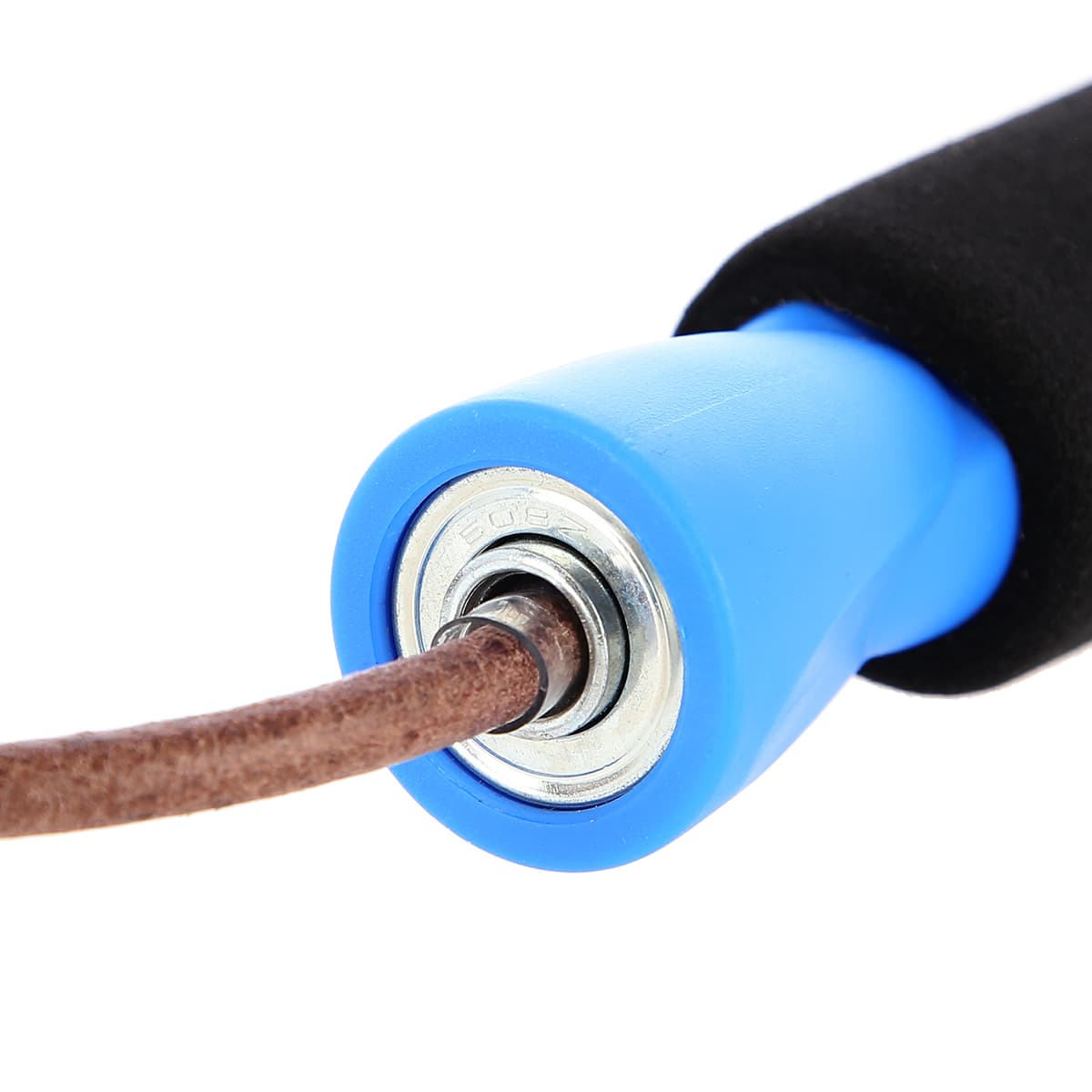 Skórzana skakanka HMS z łożyskami i obciążnikami 5