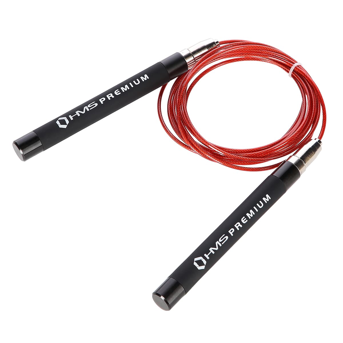 SK60 Czarno-Czerwona Szybka Skakanka HMS Premium 2