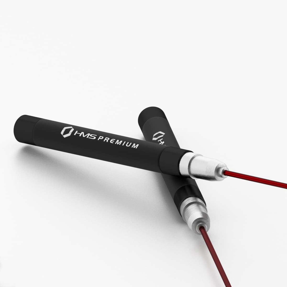 SK60 Czarno-Czerwona Szybka Skakanka HMS Premium 9