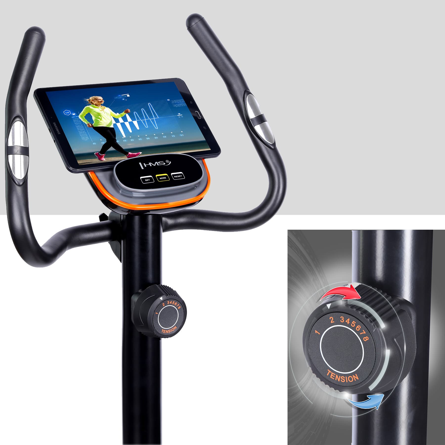 Rower stacjonarny magnetyczny HMS M5560-i do ćwiczeń w domu 7