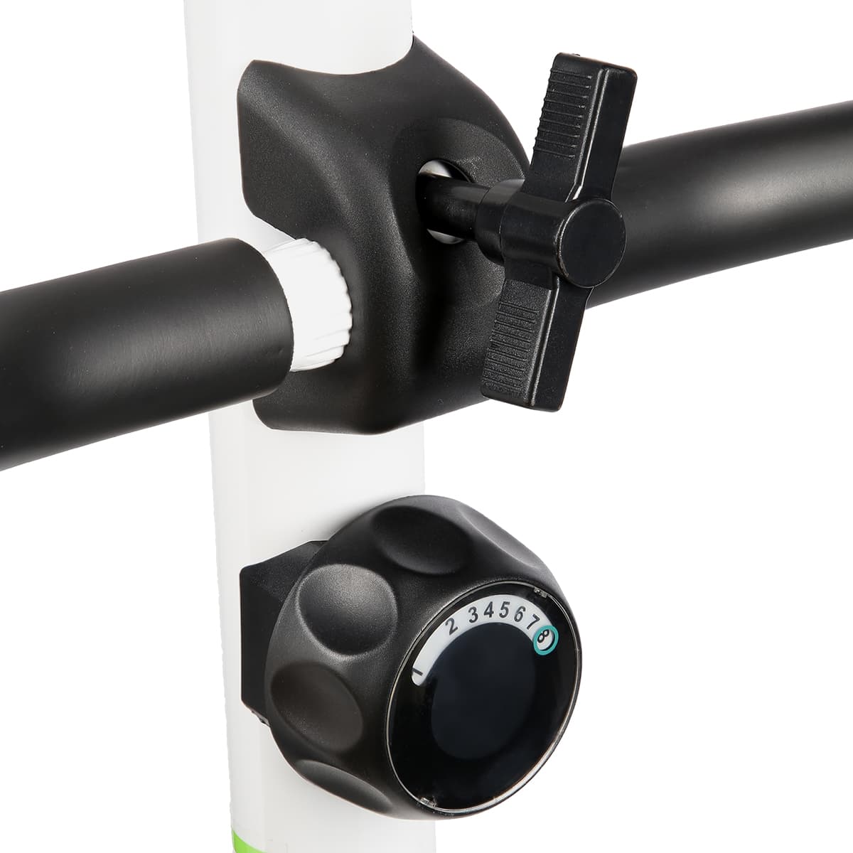 Rower magnetyczny HMS M9239 biało-zielony do ćwiczeń w domu 10