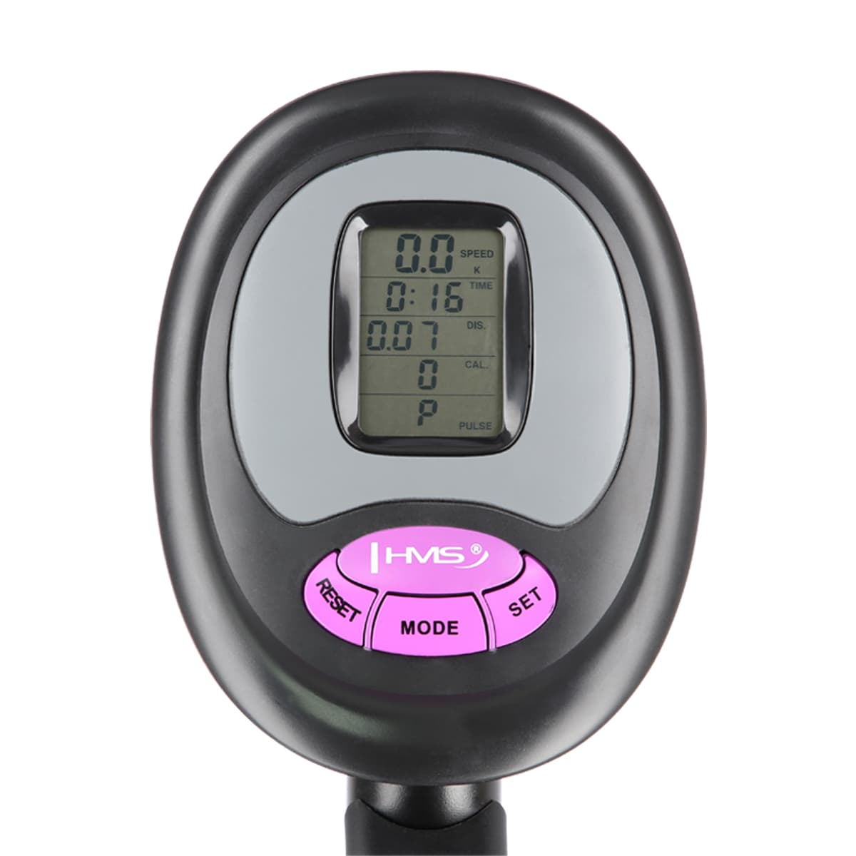 Fioletowy rower stacjonarny magnetyczny HMS z 9 kg kołem zamachowym 6