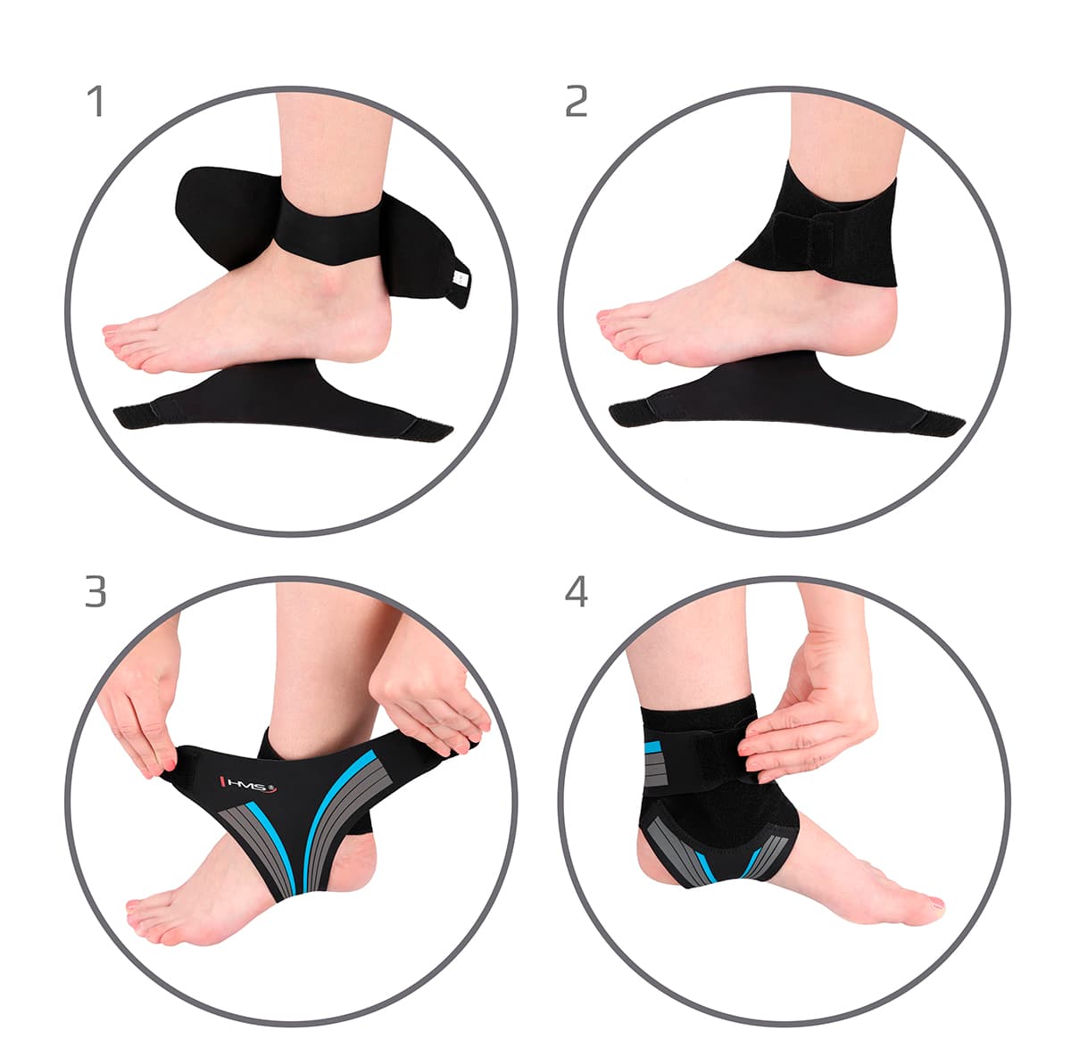 Ściągacz na kostkę HMS rozmiar S/M 6