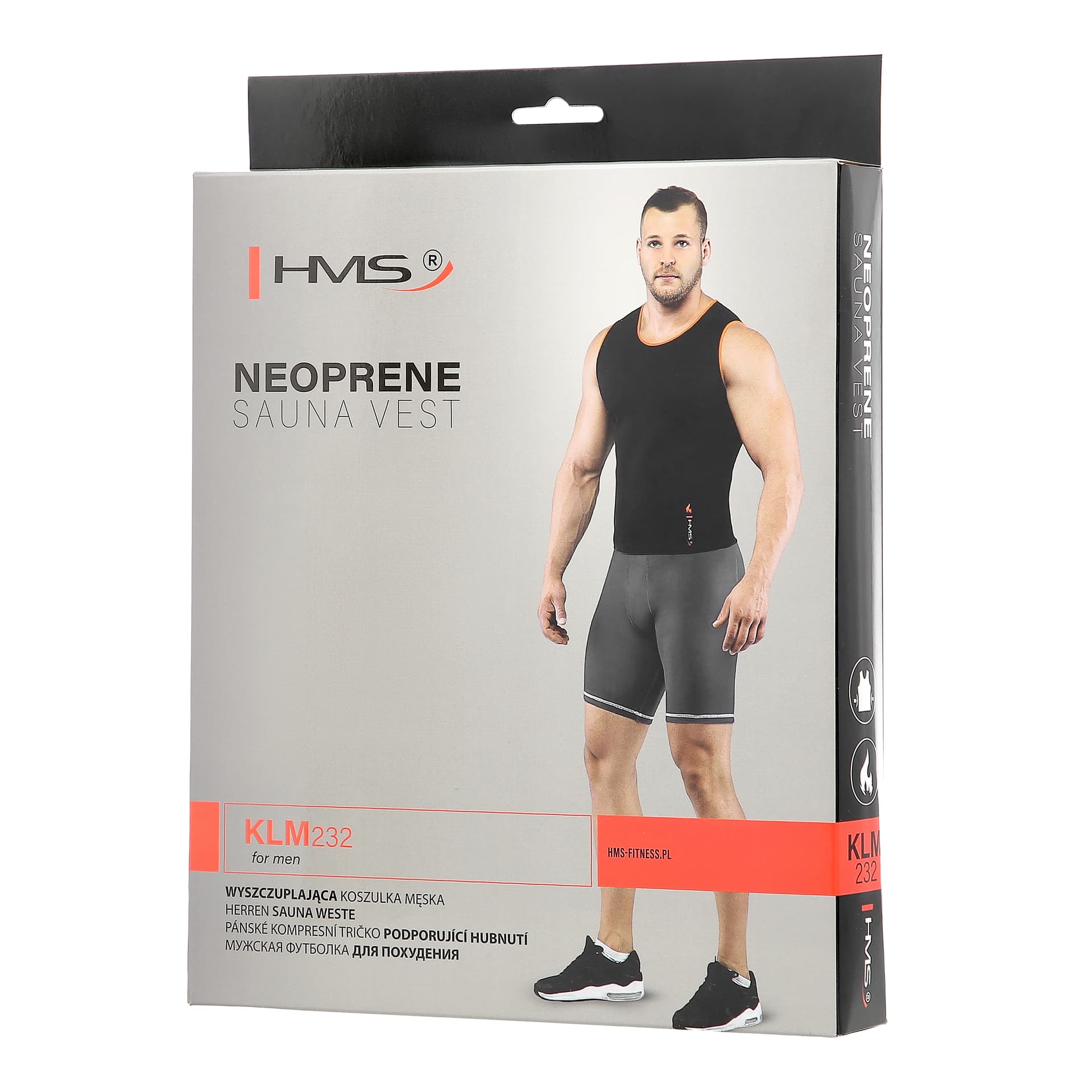 Koszulka wyszczuplająca męska neoprenowa rozmiar M HMS 4