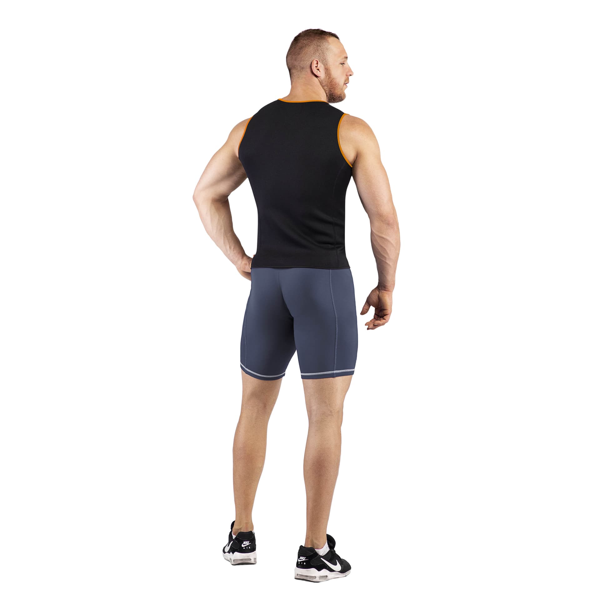 Koszulka wyszczuplająca męska neoprenowa rozmiar M HMS 6