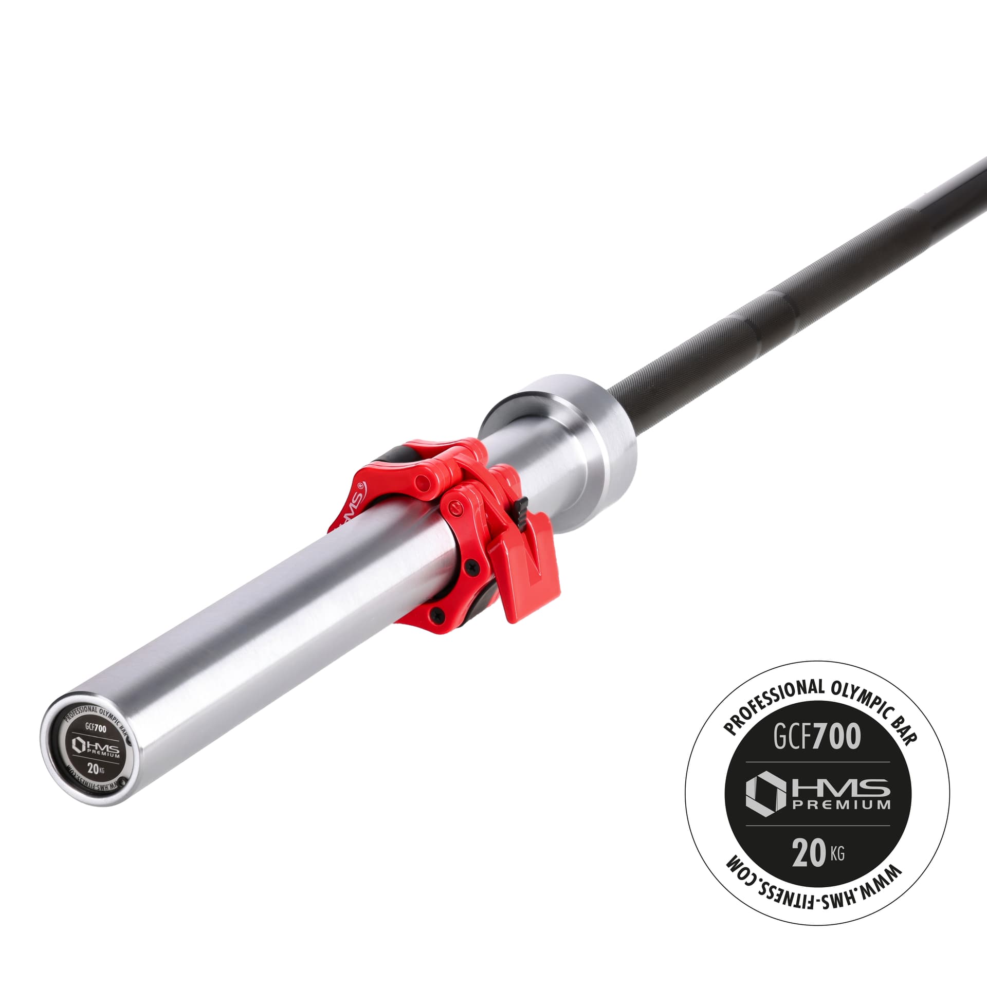 Gryf olimpijski GCF700 HMS Premium 220 cm 20 kg 10