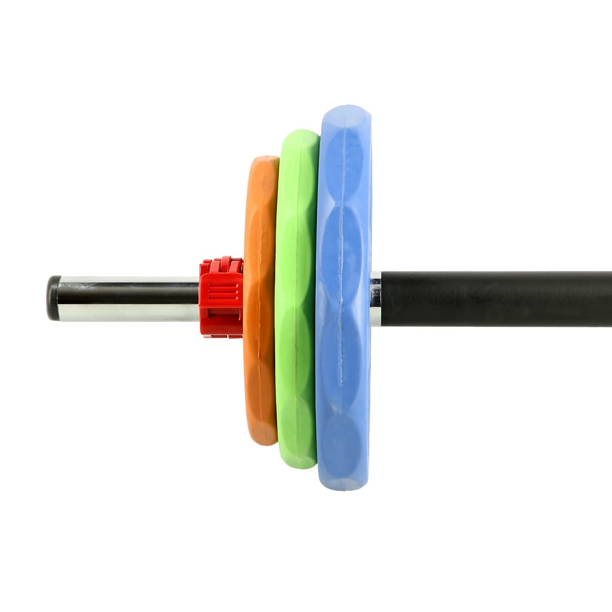 Zestaw sztangi 20 kg HMS SBP22 do treningu siłowego w domu 4