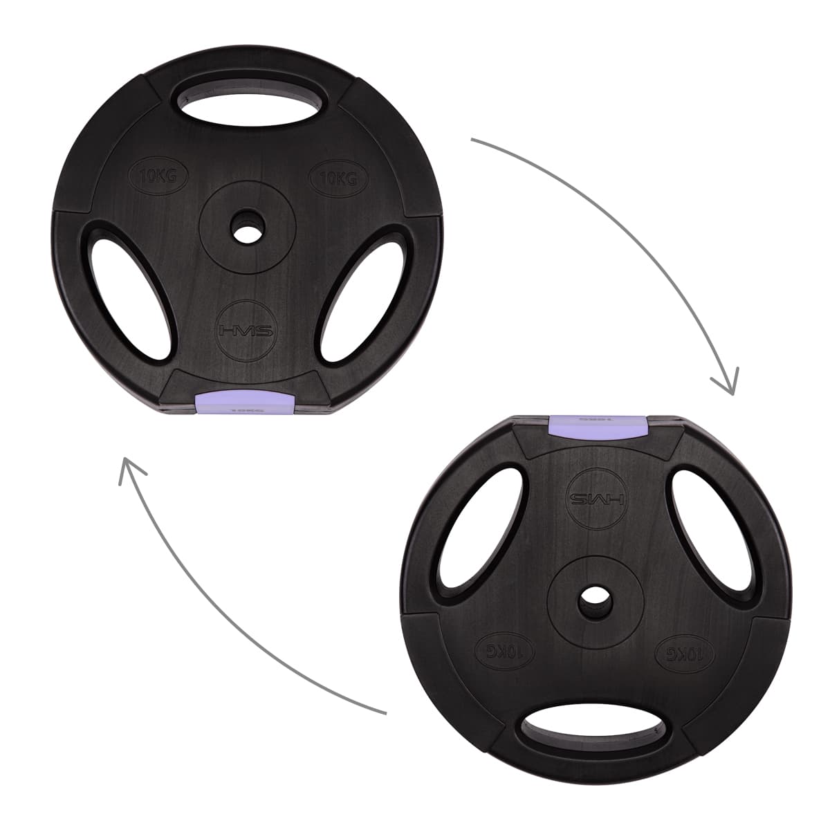 Zestaw sztangi i sztangielek kompozytowych HMS 62 kg 4