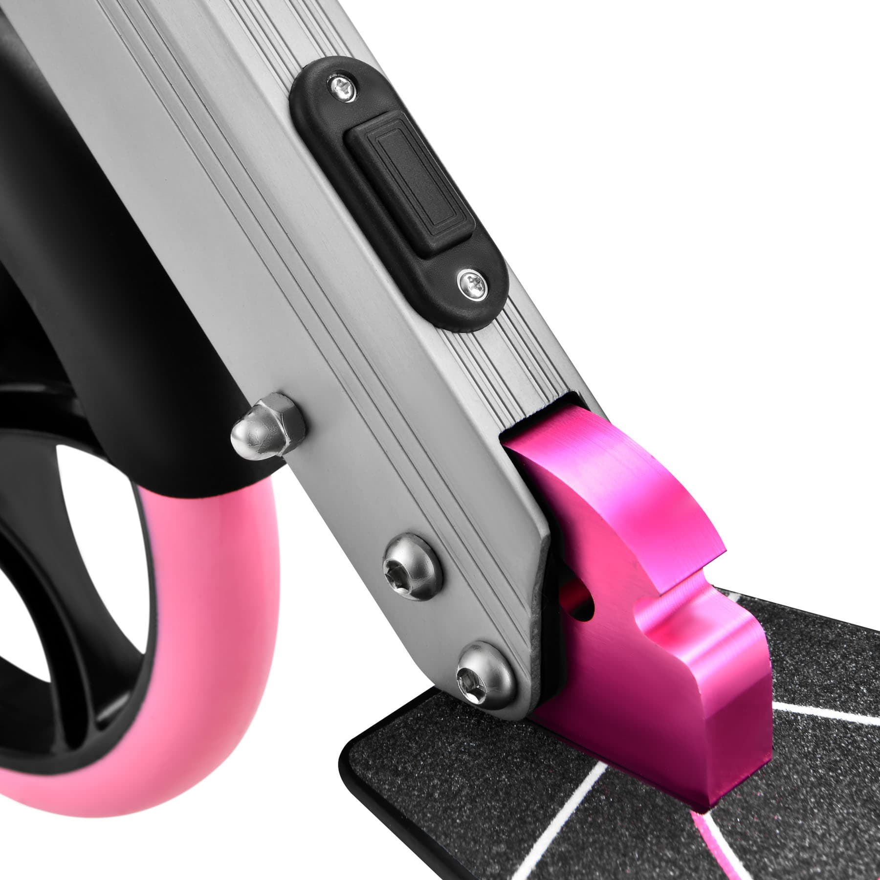 Hulajnoga aluminiowa Nils Extreme HM127 różowa dla dzieci i młodzieży 4