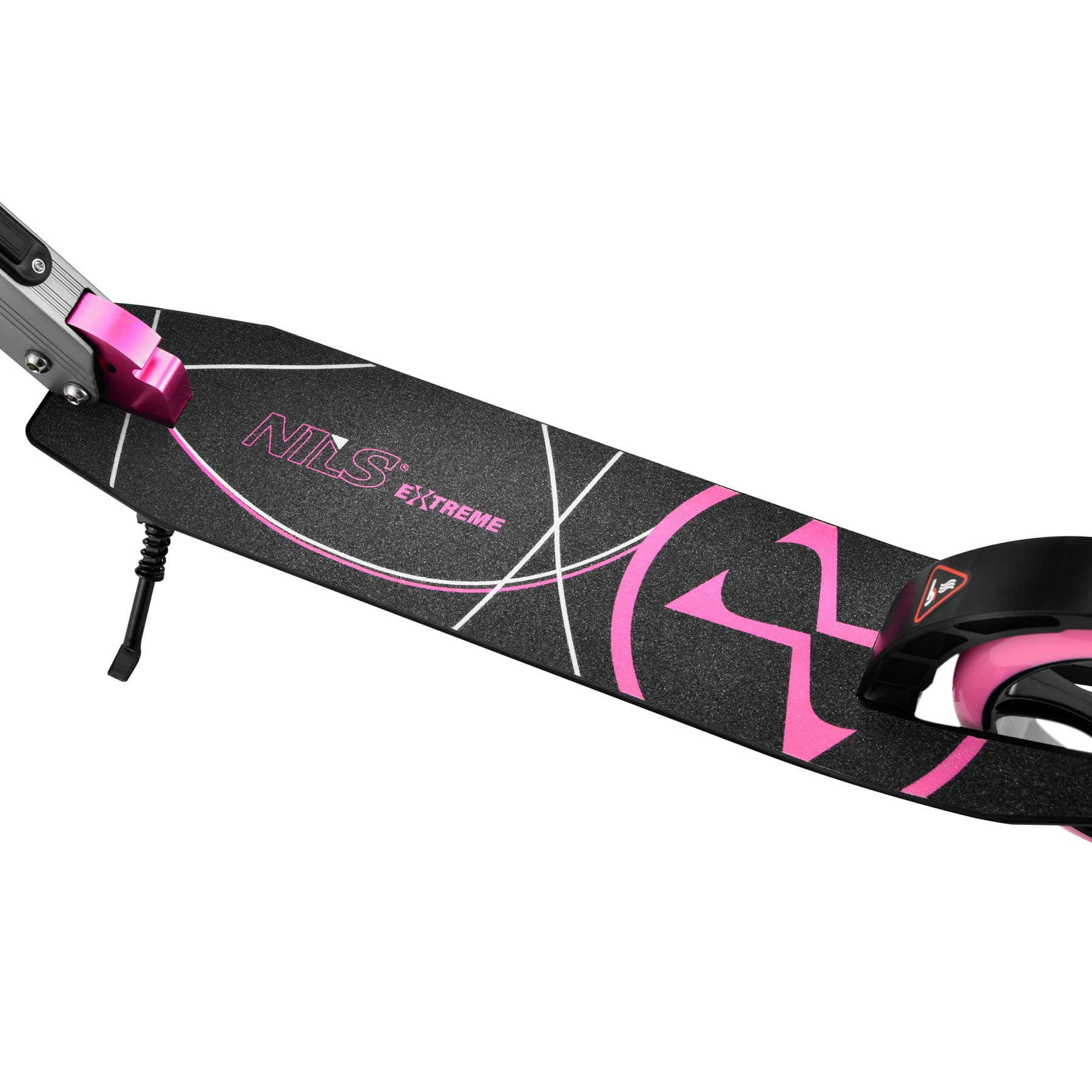 Hulajnoga aluminiowa Nils Extreme HM127 różowa dla dzieci i młodzieży 6