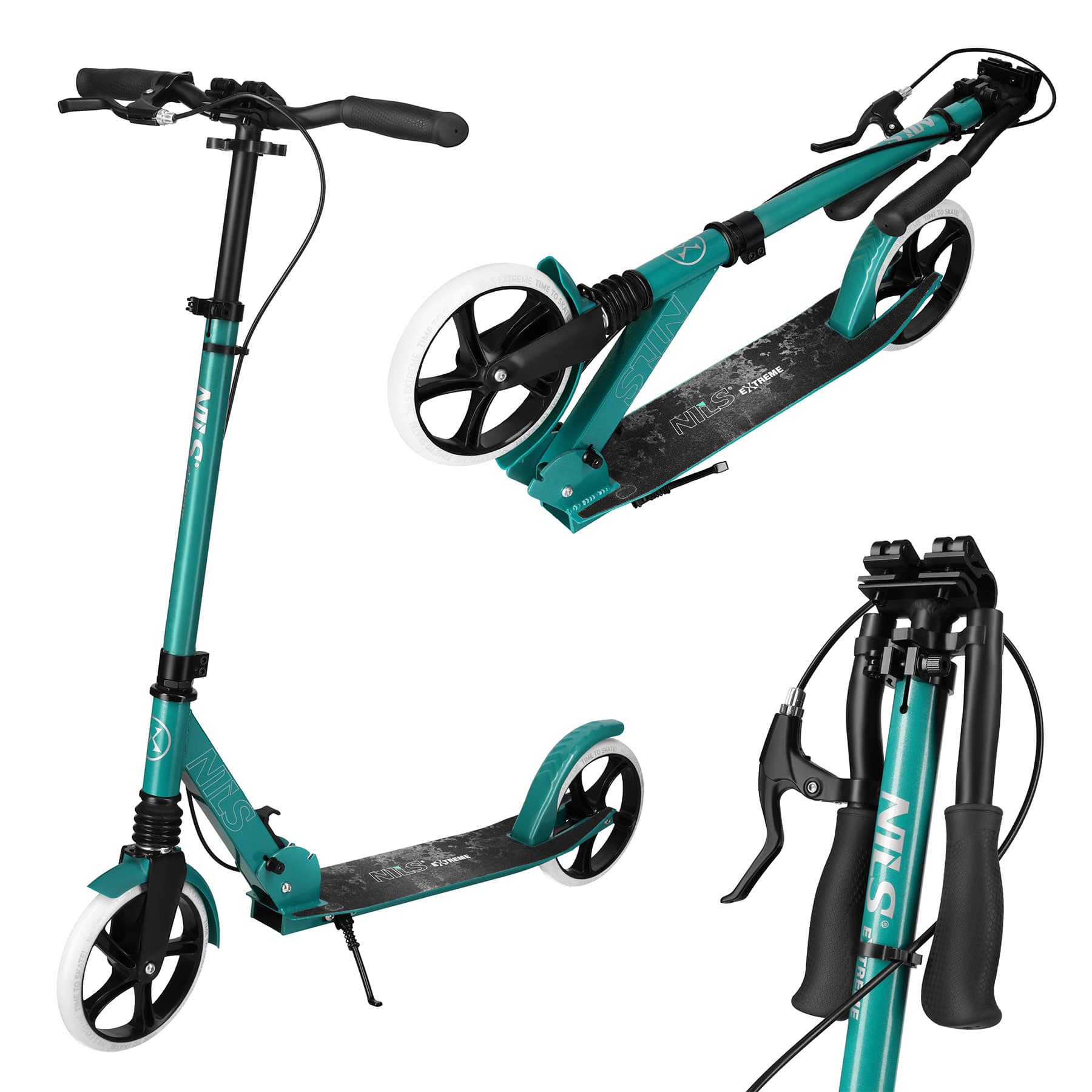 Hulajnoga aluminiowa Nils Extreme HM185 dla dzieci i dorosłych 2