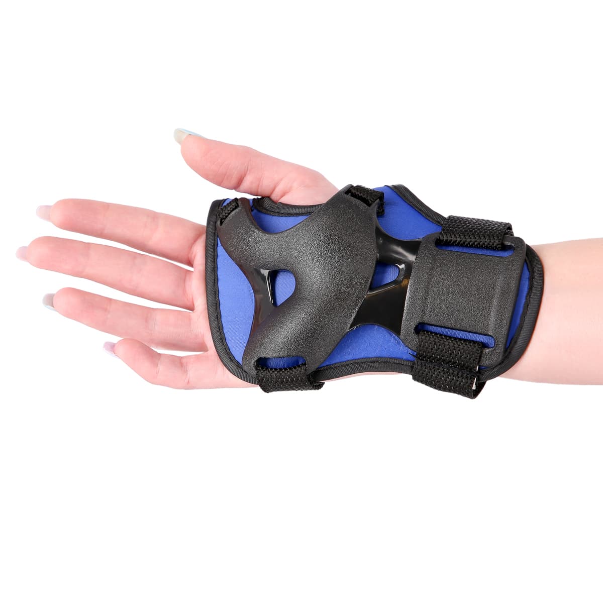 Zestaw ochraniaczy na nadgarstki łokcie i kolana rozmiar M ciemny niebieski 7