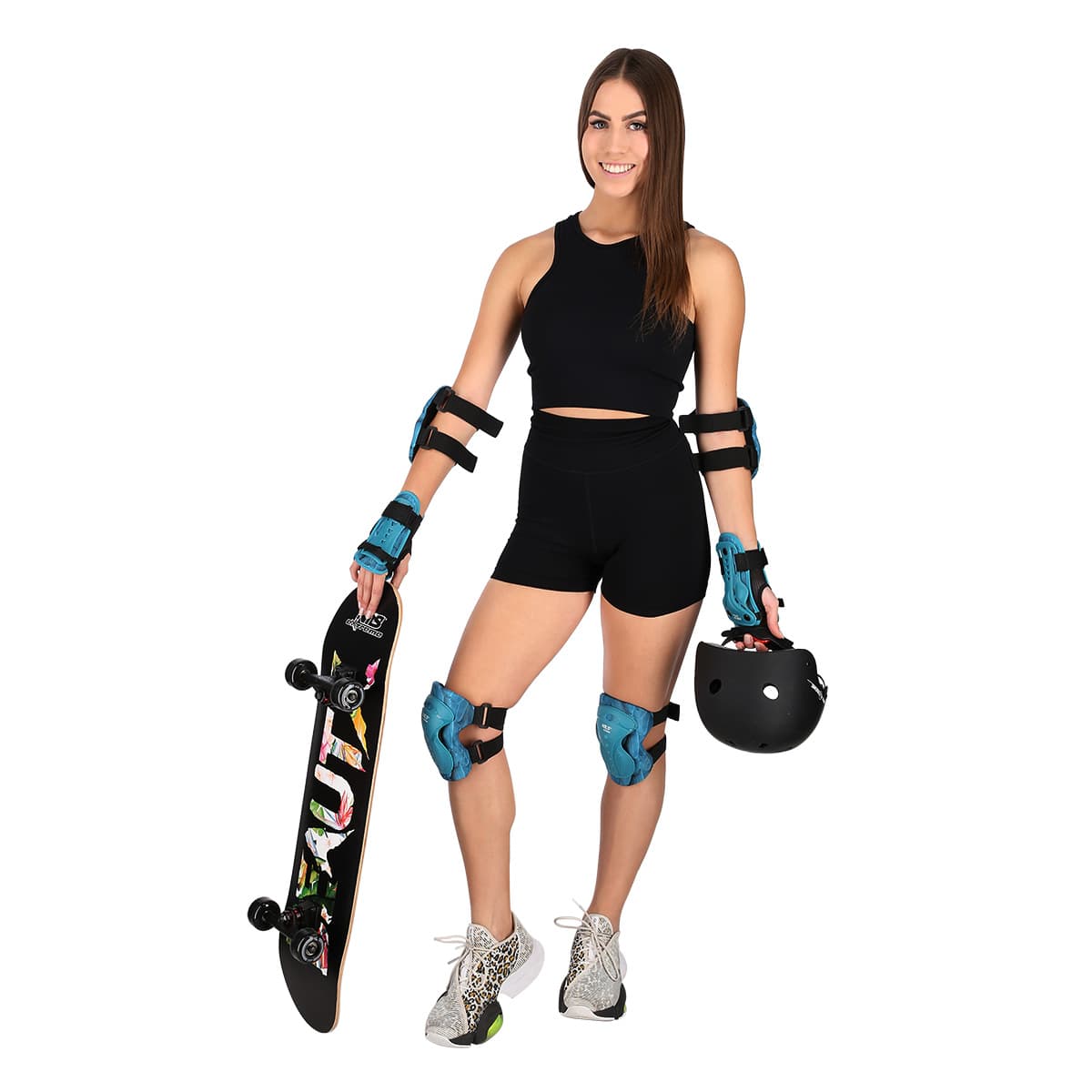 Zestaw ochraniaczy Nils Extreme H727 zielone rozmiar L 2