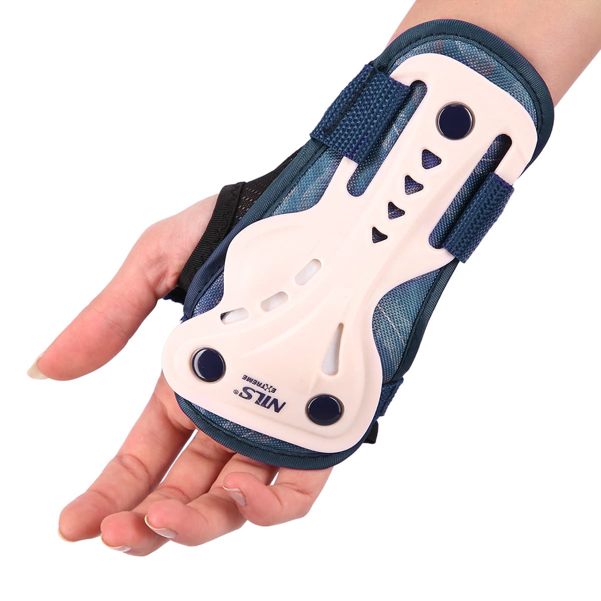 Różowy zestaw ochraniaczy Nils Extreme rozmiar L 5