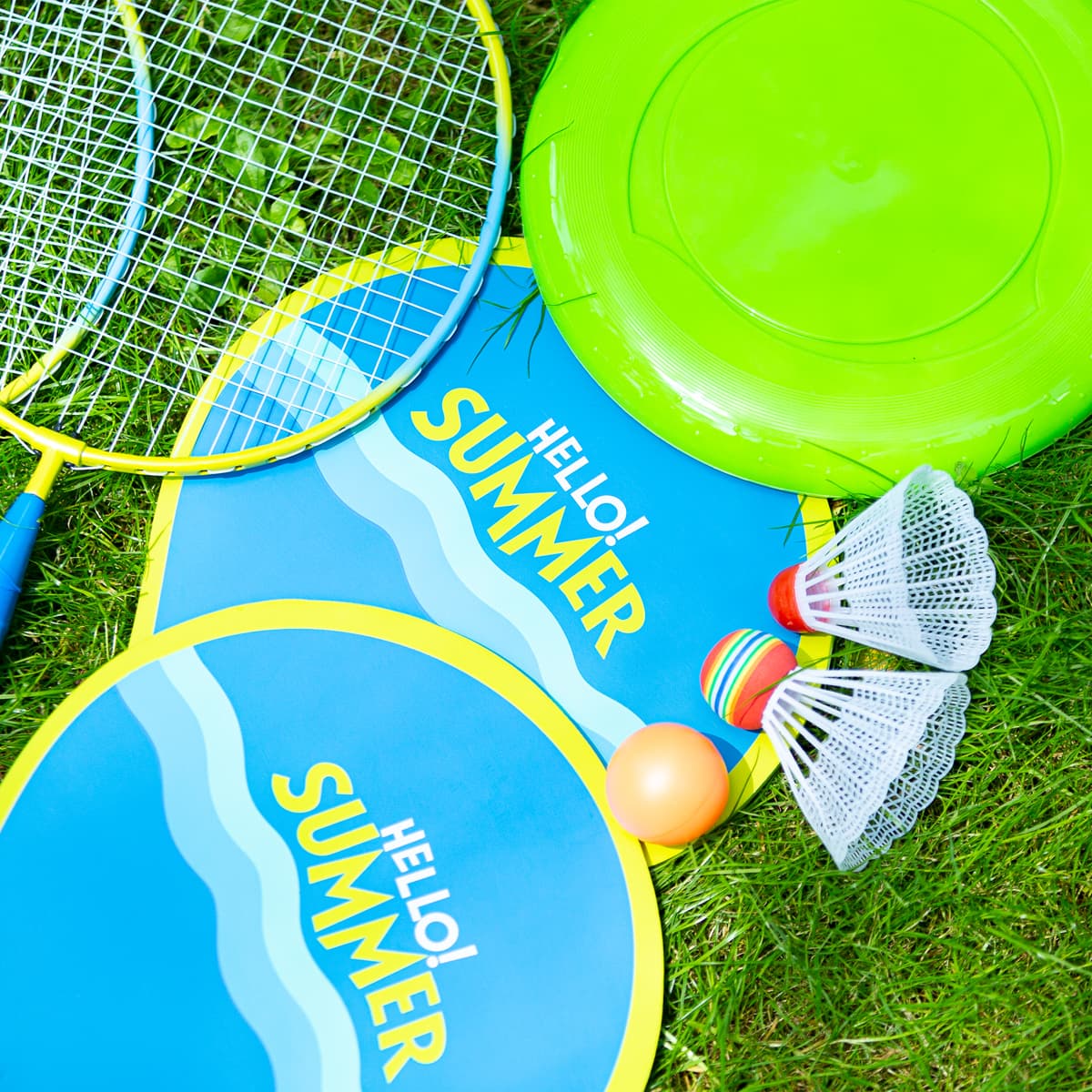 Zestaw do badmintona i zabawy na plaży Nils NRZ053 3w1 9