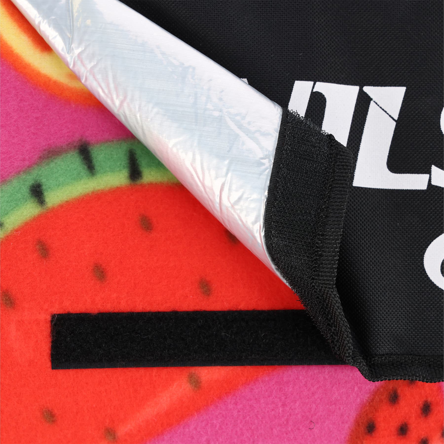 Koc piknikowy o wymiarach 200x200 cm z warstwą termoizolacyjną NILS CAMP 9