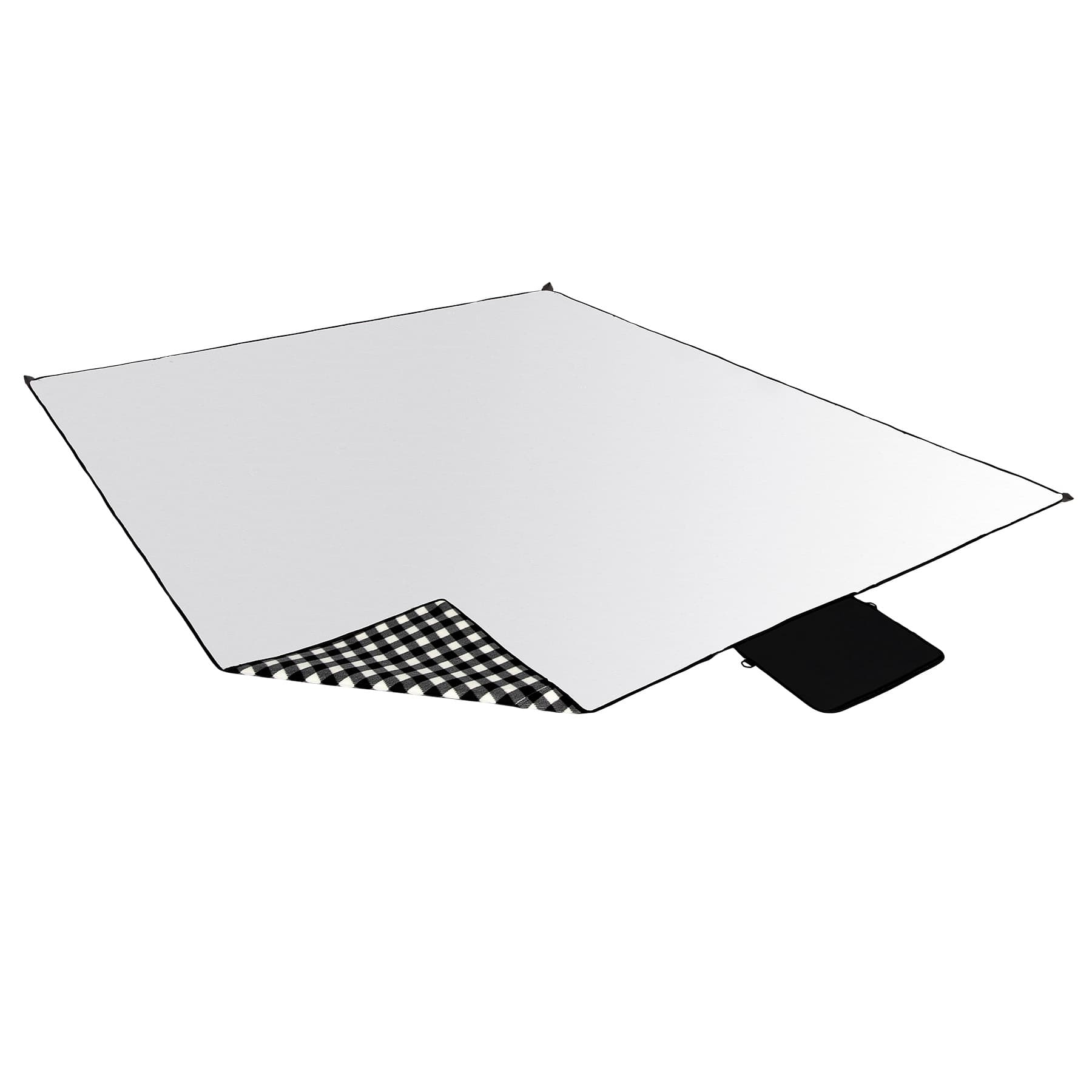 Koc piknikowy NILS CAMP NC2310 biało-czarny 300 x 200 cm 8