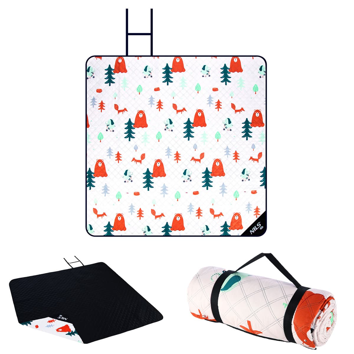 Nils Camp Koc piknikowy Las 195x200 cm 2