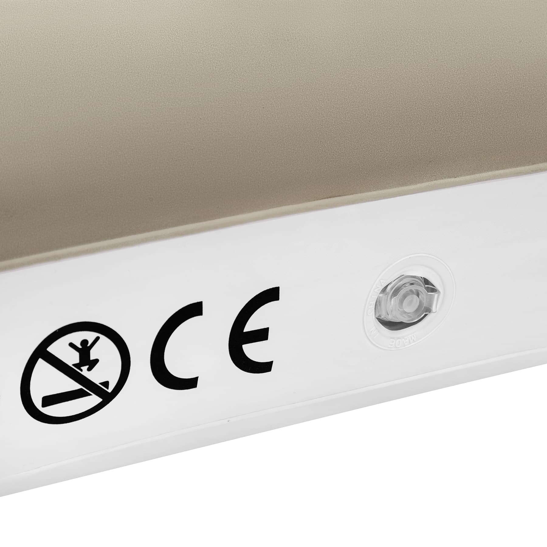 Materac turystyczny dmuchany Nils Camp 191 x 73 x 22 cm beżowy 9