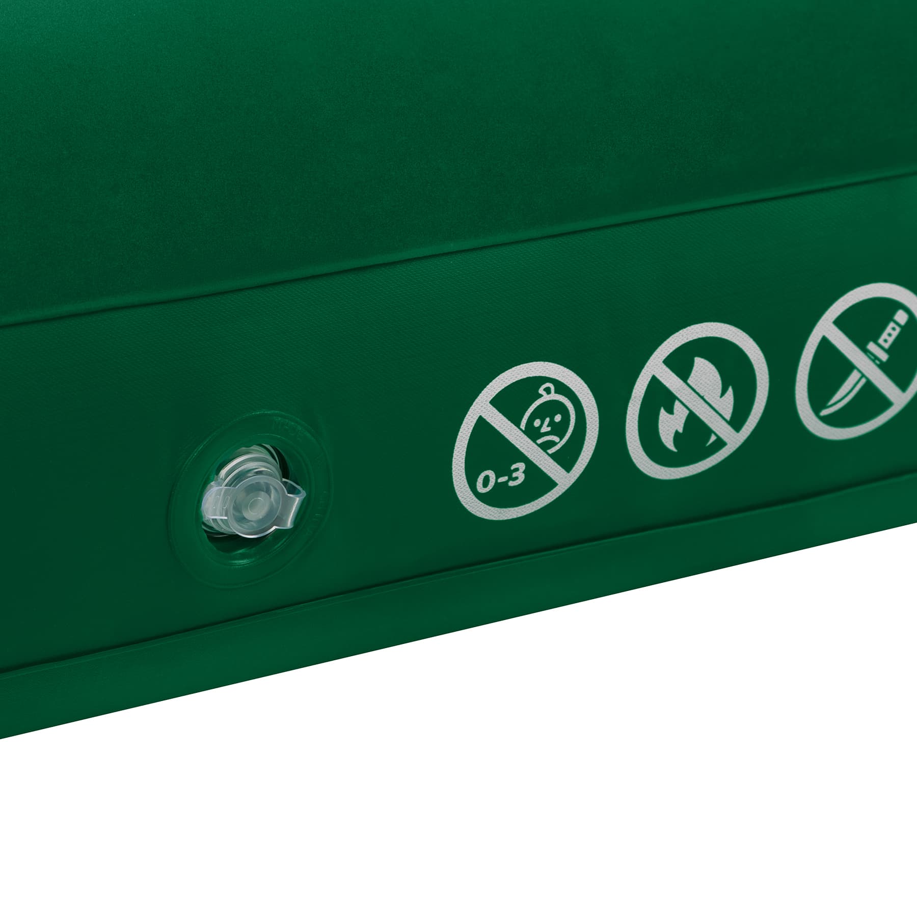 Materac turystyczny dmuchany Nils Camp 203x152x22 cm zielony 9