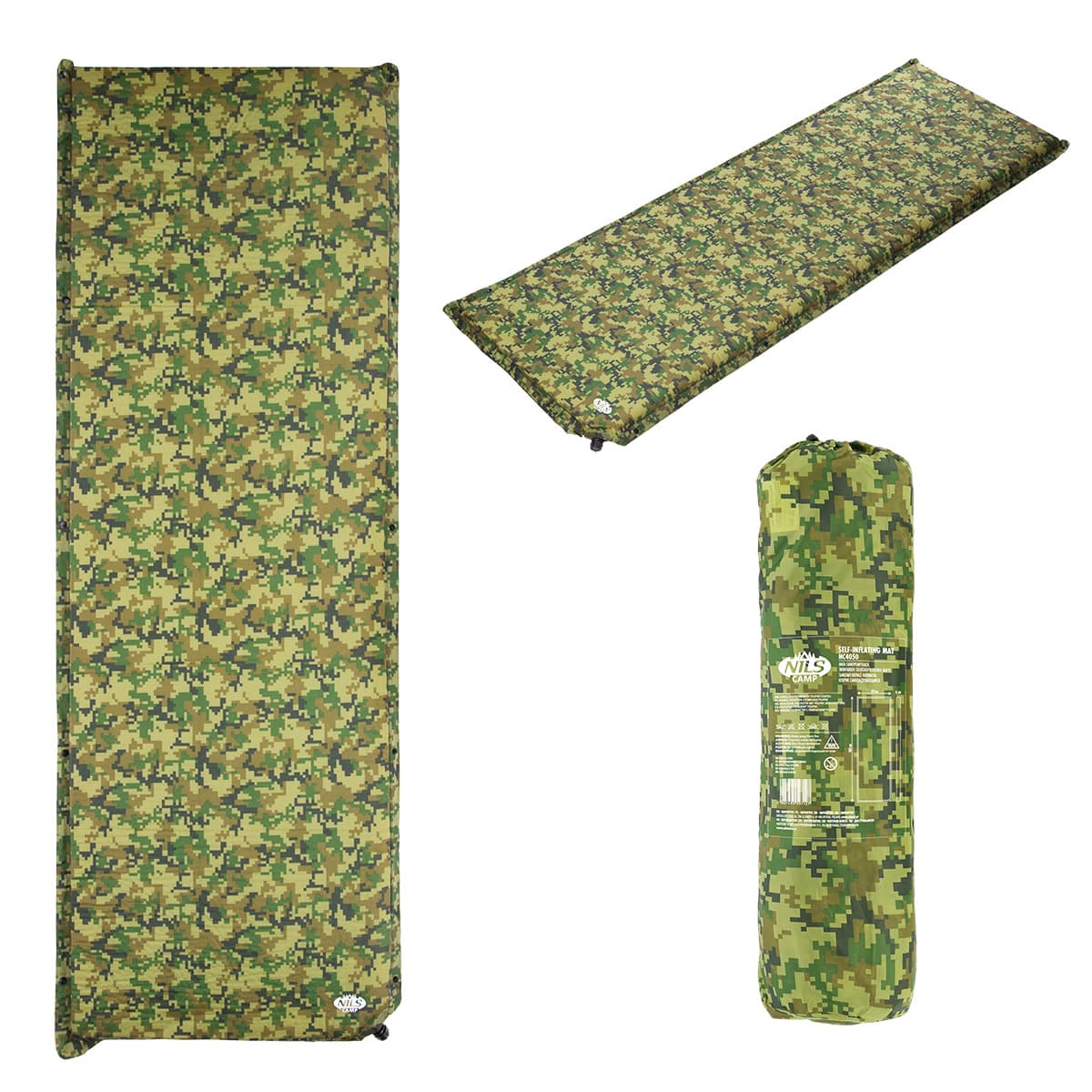 Mata kempingowa samopompująca NILS eXtreme NC4050 moro 185 x 65 cm 2