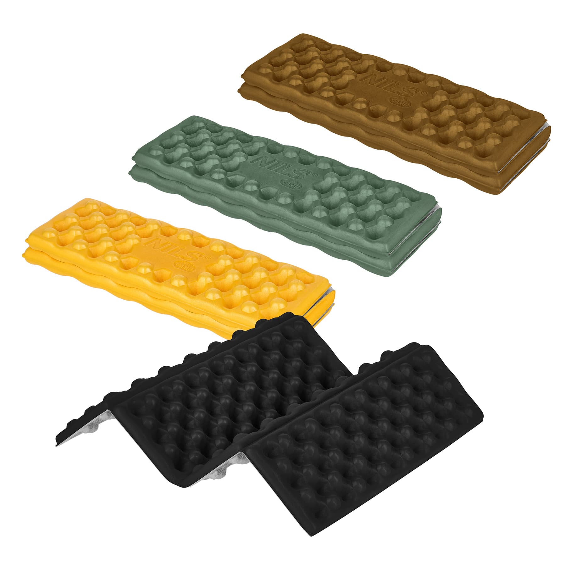 Karimata kempingowa do siedzenia z podbiciem aluminiowym IXPE brązowa 40 cm 9