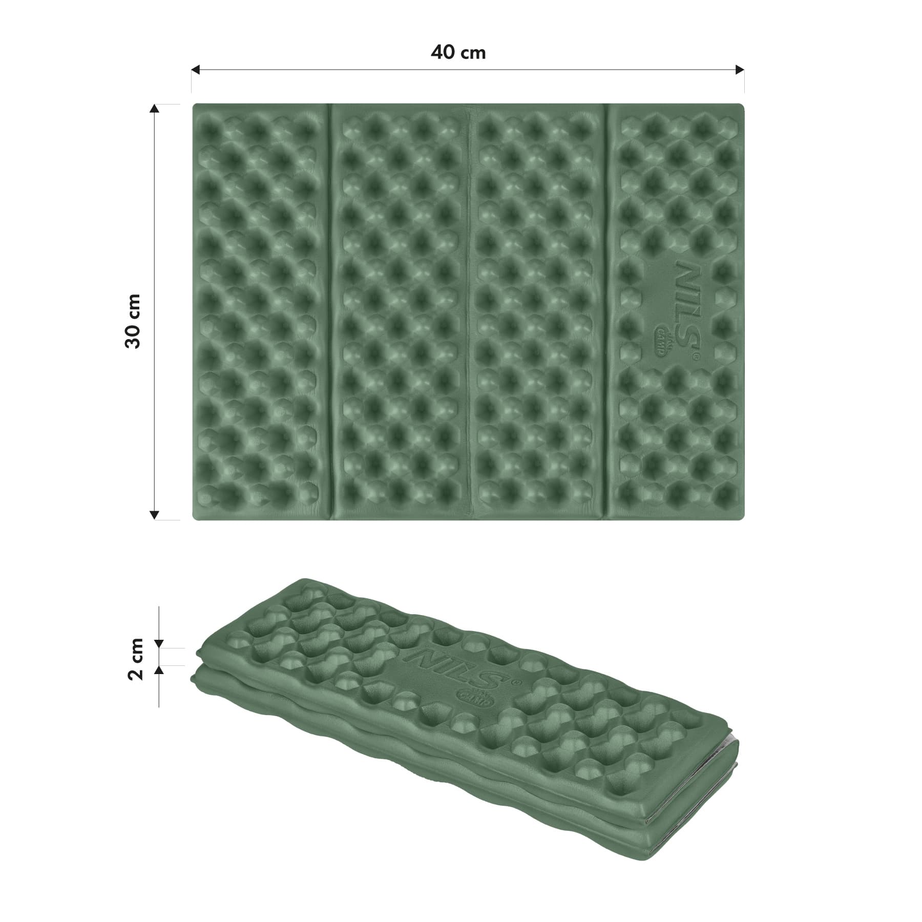 Karimata kempingowa do siedzenia z podbiciem aluminiowym i pianką IXPE 40 cm 4