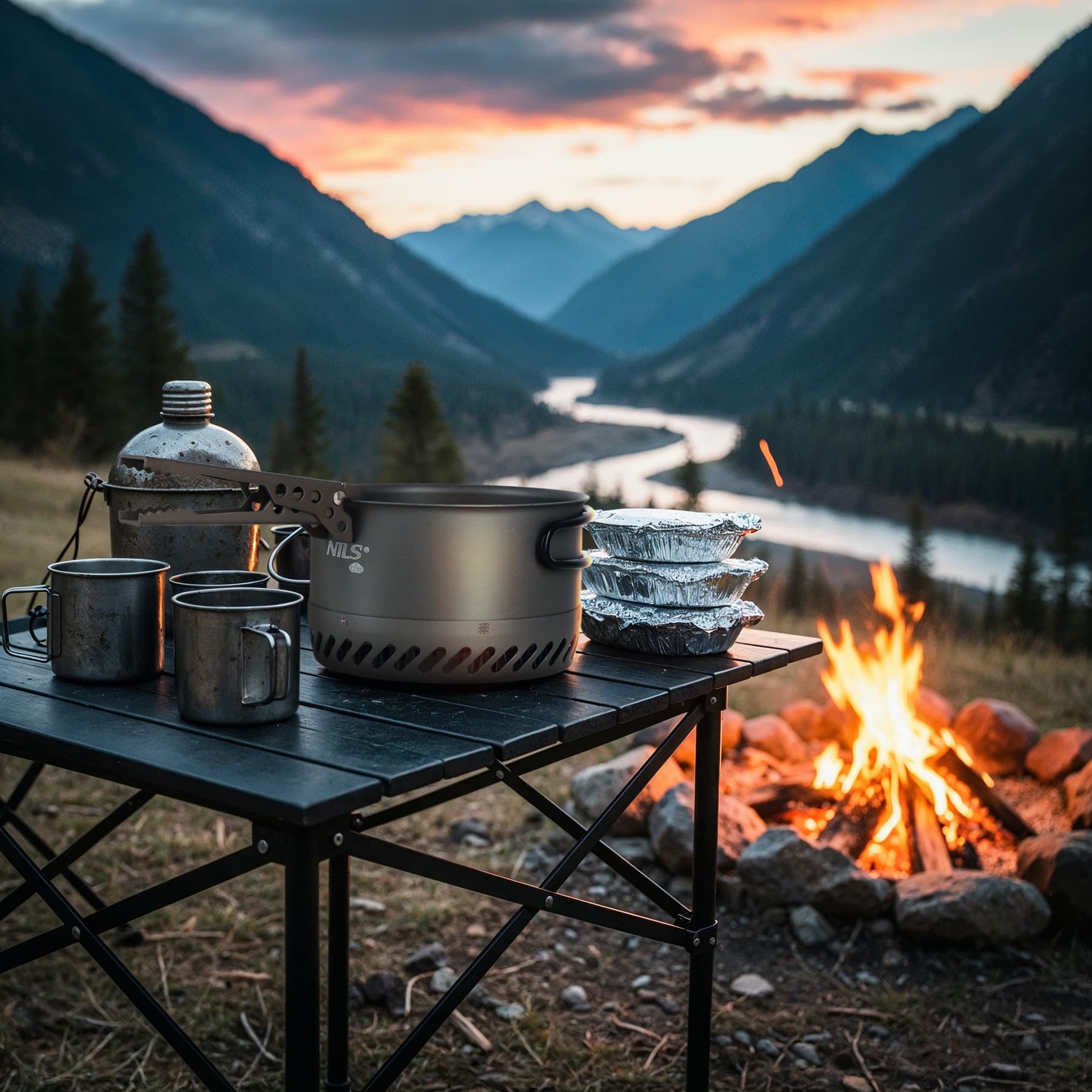 Chwytak aluminiowy uniwersalny Nils Camp 12,5 cm 2