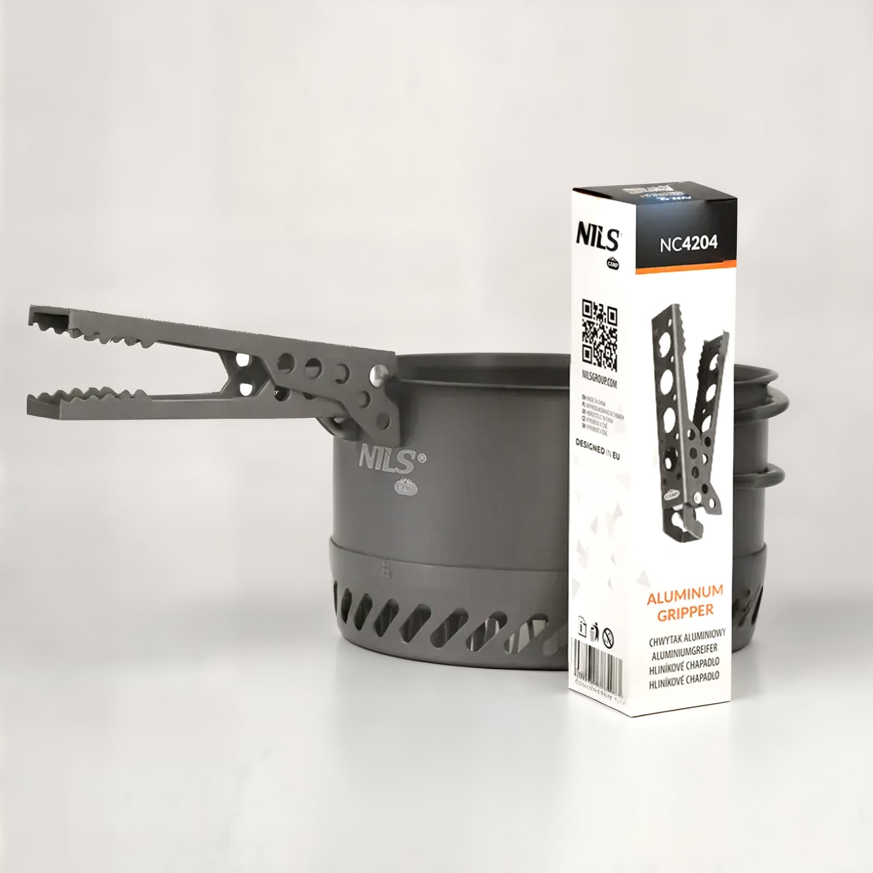 Chwytak aluminiowy uniwersalny Nils Camp 12,5 cm 3