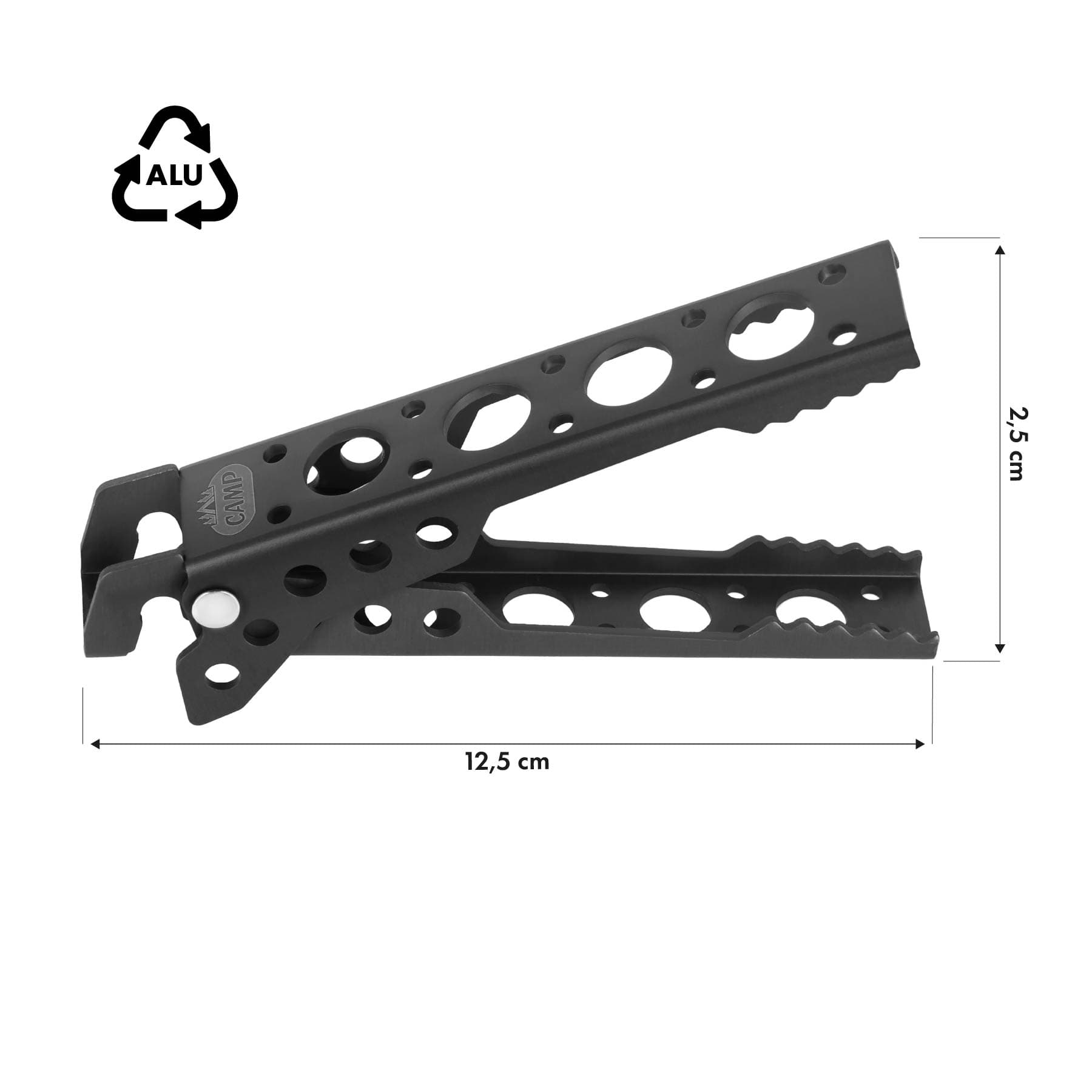 Chwytak aluminiowy uniwersalny Nils Camp 12,5 cm 4