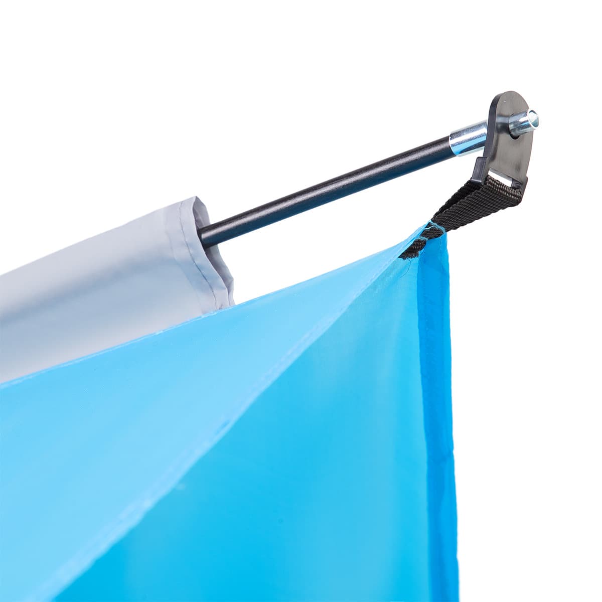 Niebieski namiot plażowy z podłogą Nils 10