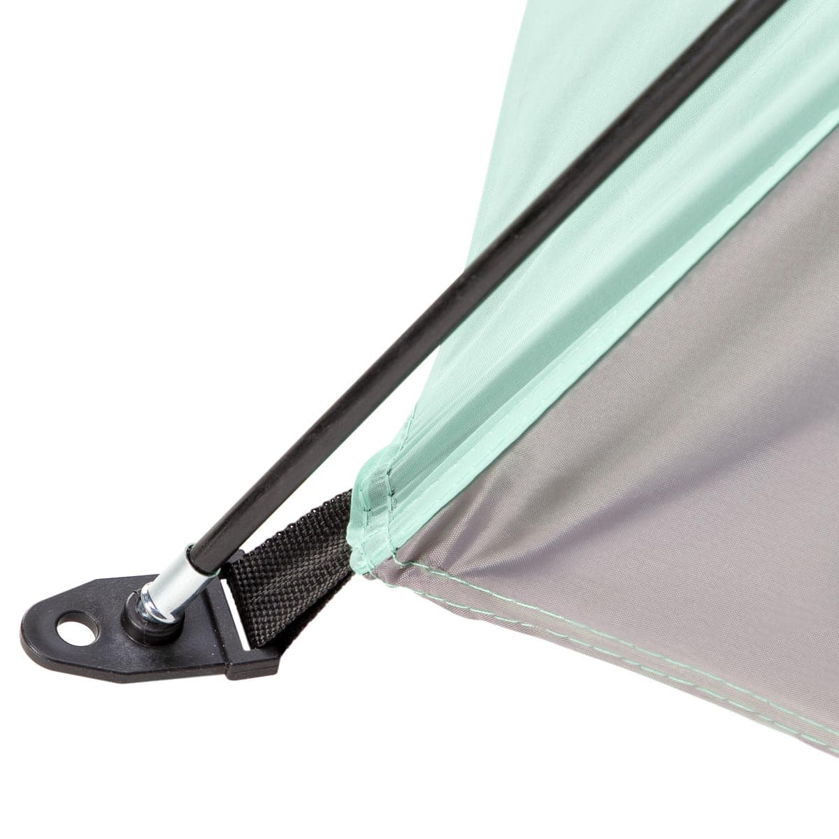 Miętowy namiot plażowy NILS z wodoodporną podłogą 9