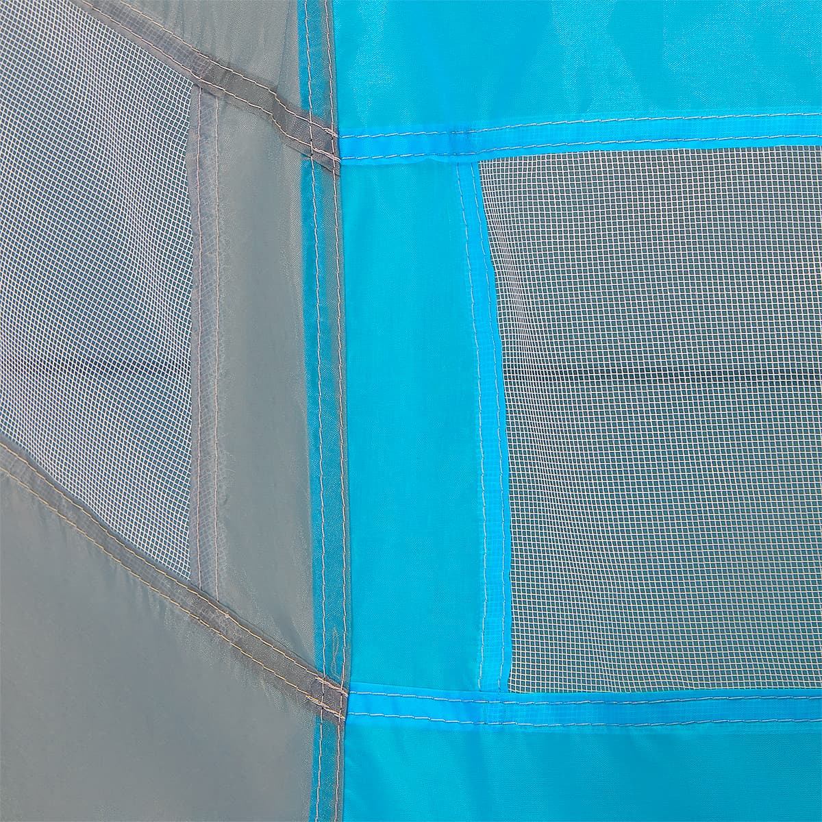 Niebieski namiot plażowy samorozkładający z podłogą Nils 8