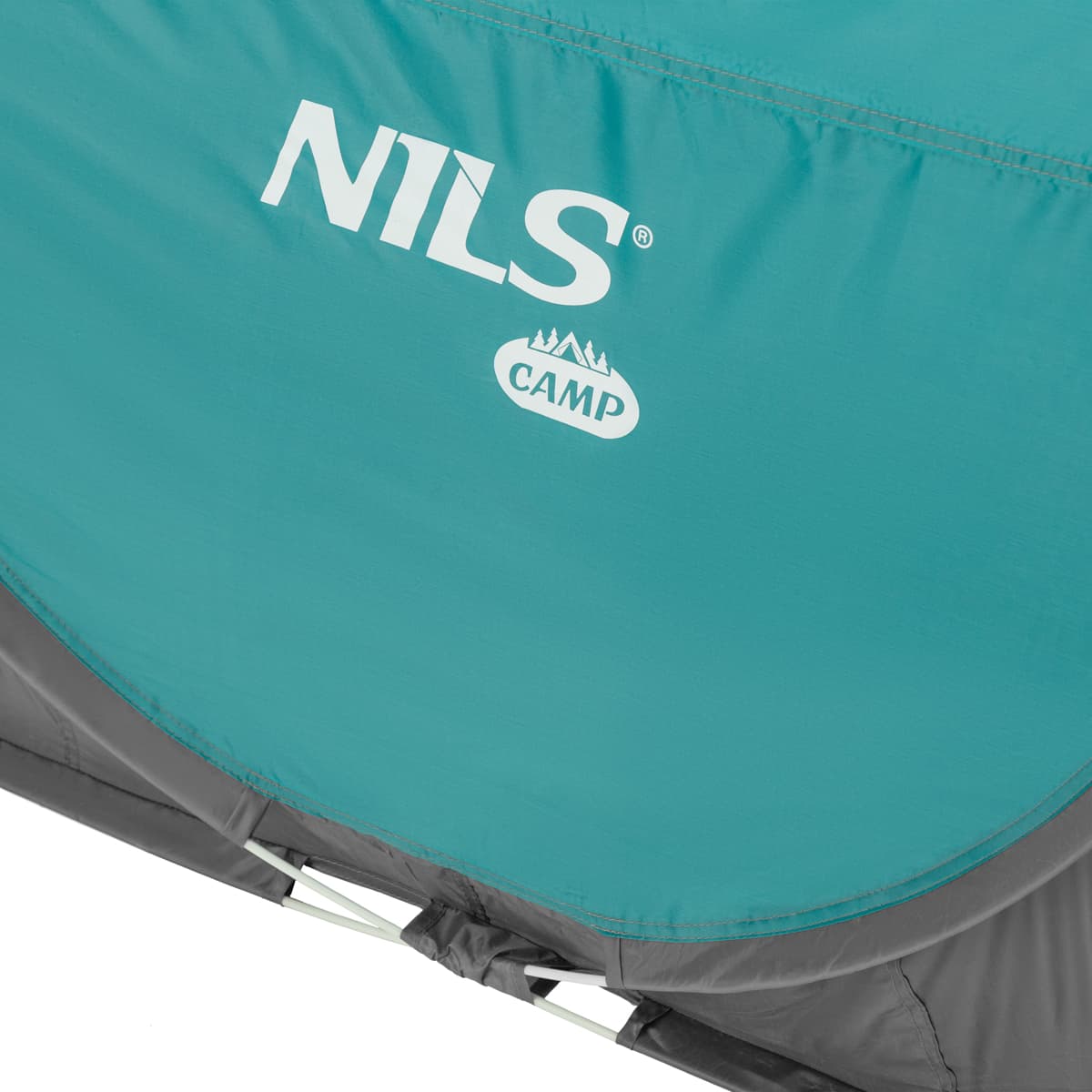 Namiot kempingowy samorozkładający turkusowy dwuosobowy Nils Camp 10
