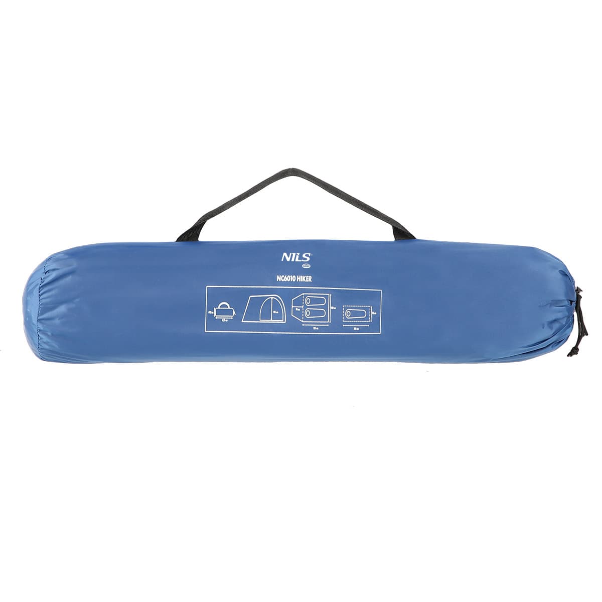 Niebieski namiot turystyczny dla 2 osób Nils Camp Hiker NC6010 5