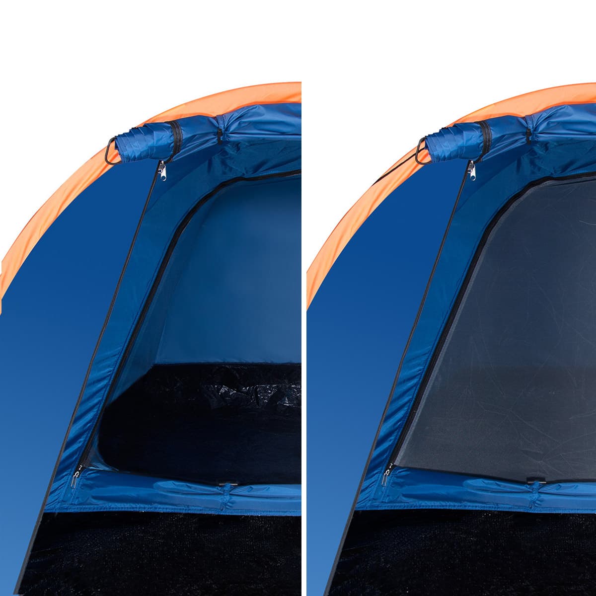 Niebieski namiot turystyczny dla 2 osób Nils Camp Hiker NC6010 8