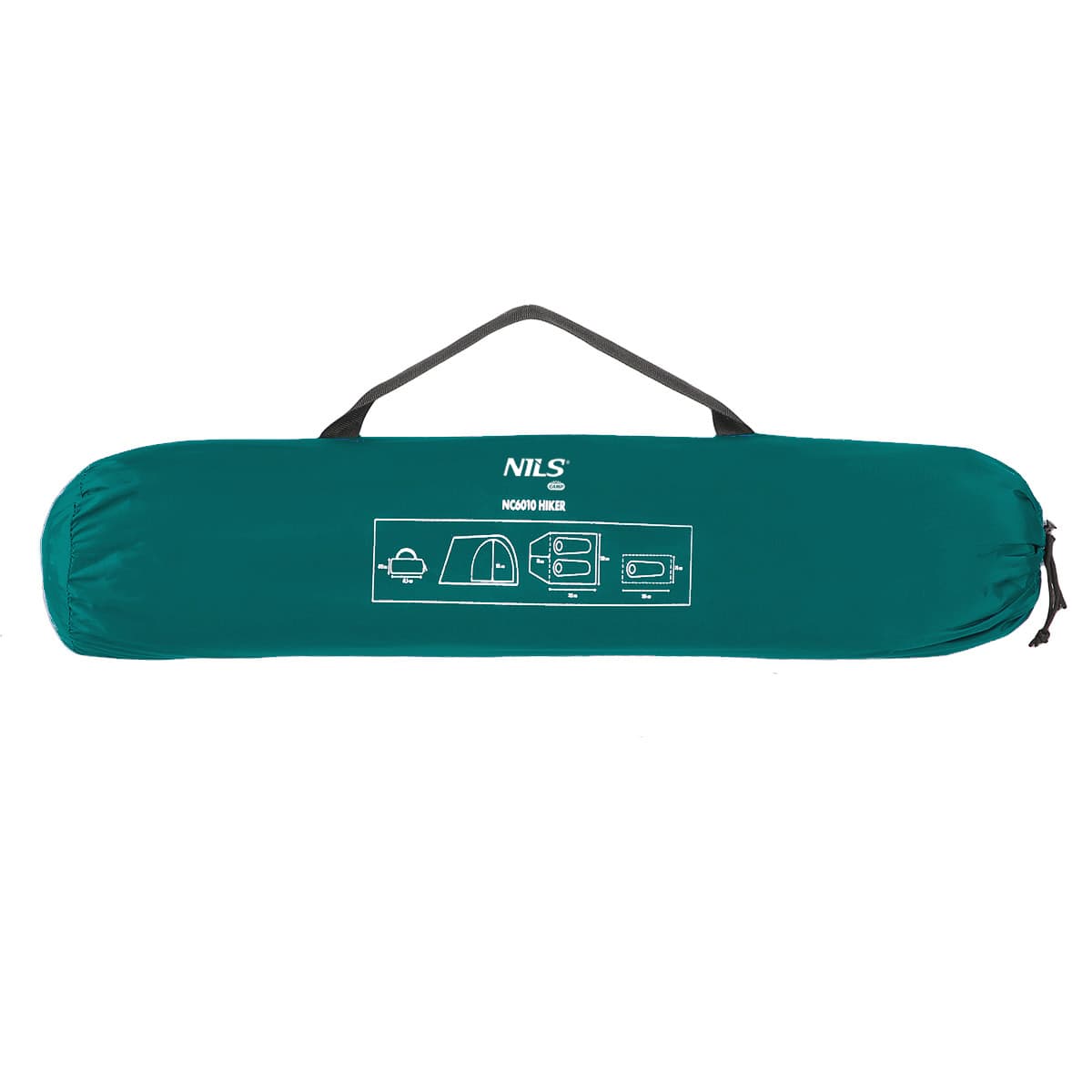 Zielony namiot turystyczny Hiker Nils Camp dla 2 osób 5