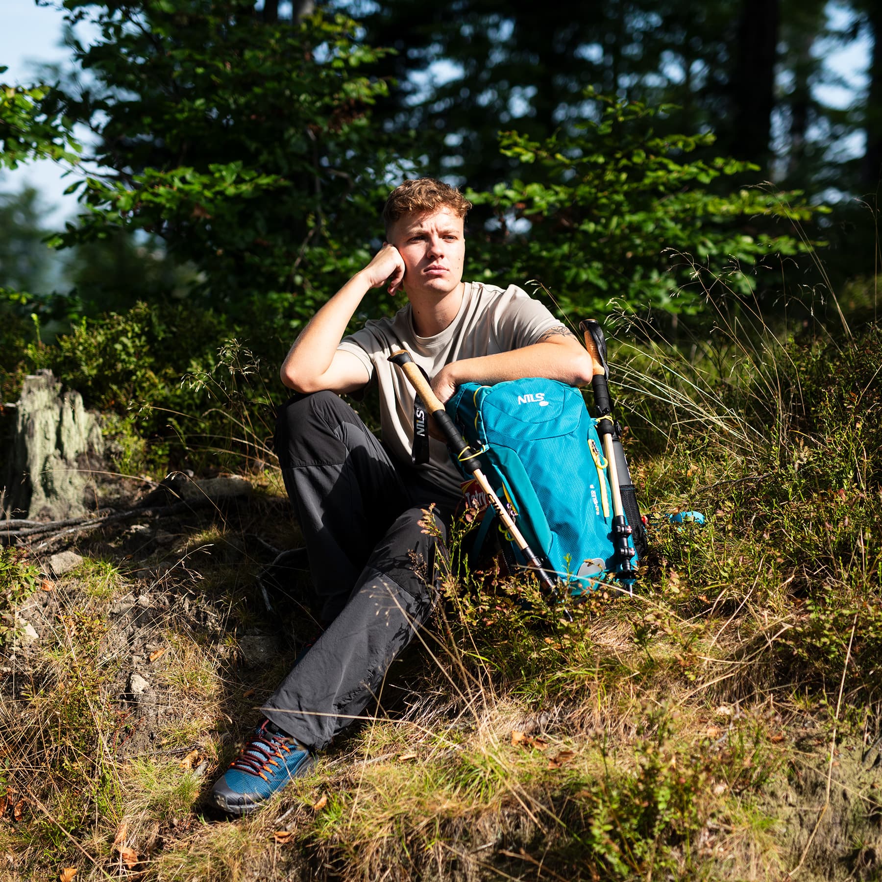 Plecak turystyczny Nils Camp Rambler 40L niebieski 9