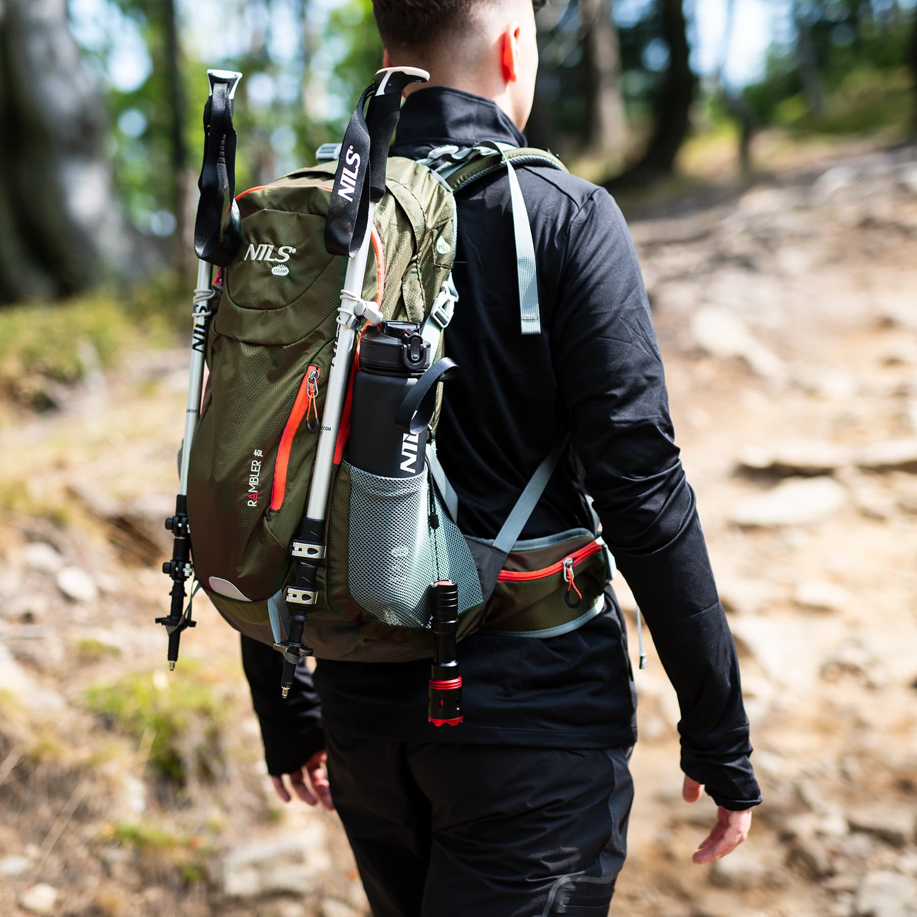 Plecak turystyczny Nils Camp Rambler 40L zielony 8